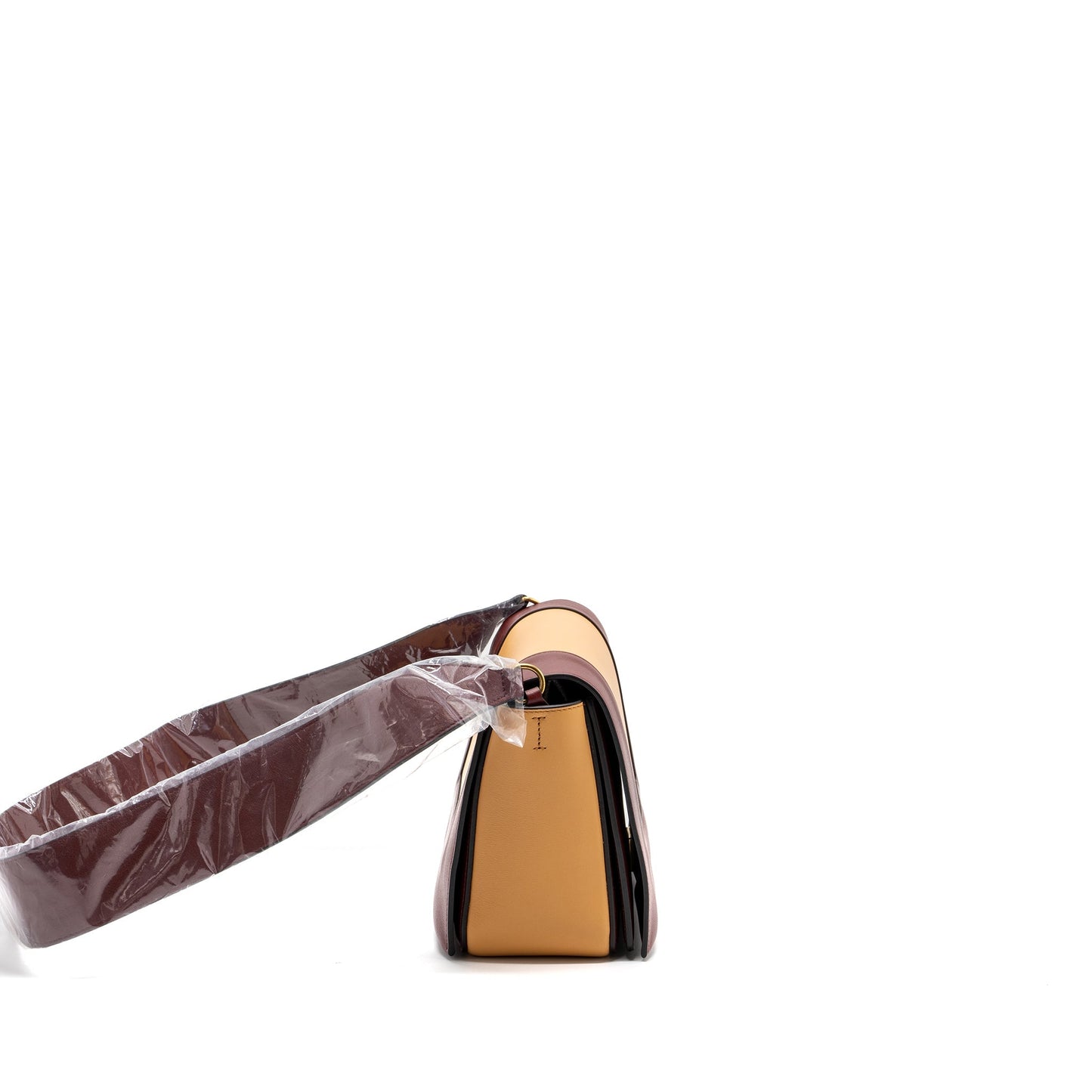 Celine frame Purse calfskin ruby / apricot