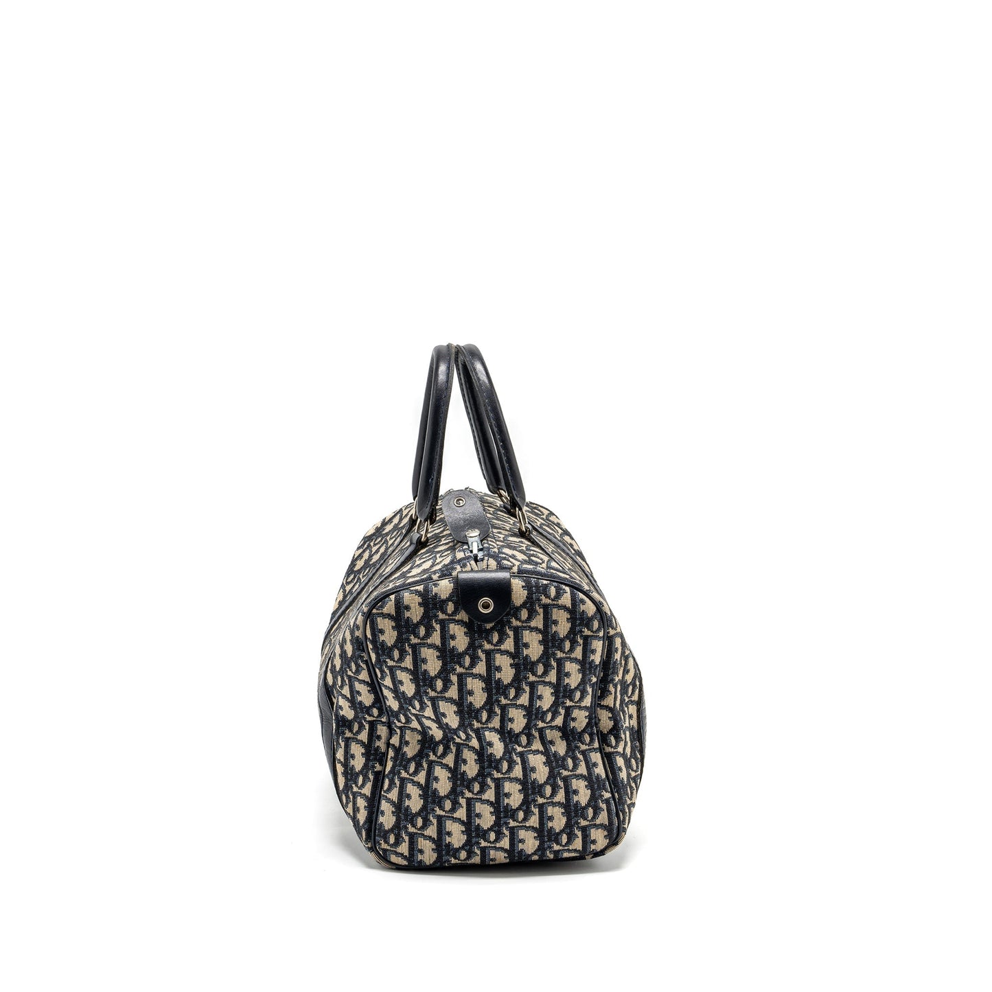 Dior   bowling Purse blue oblique canvas