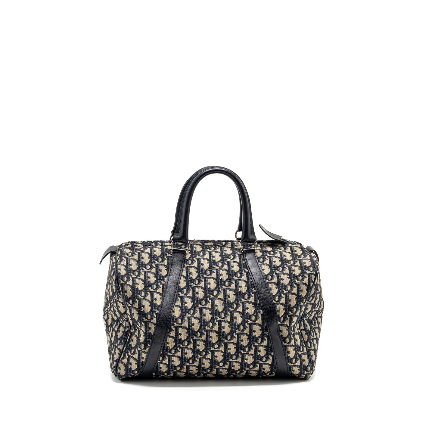 Dior   bowling Purse blue oblique canvas