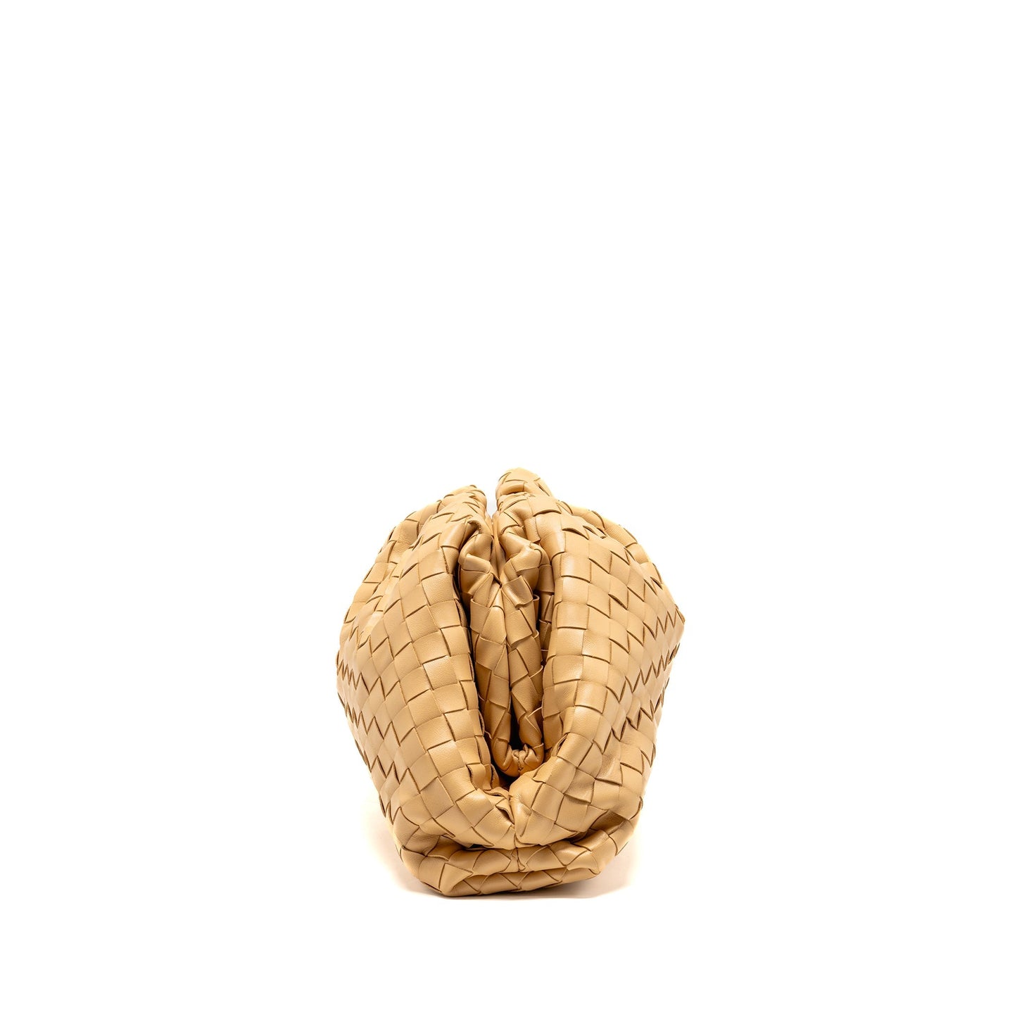 Bottega Veneta Pouch Intrecciato Leather Beige