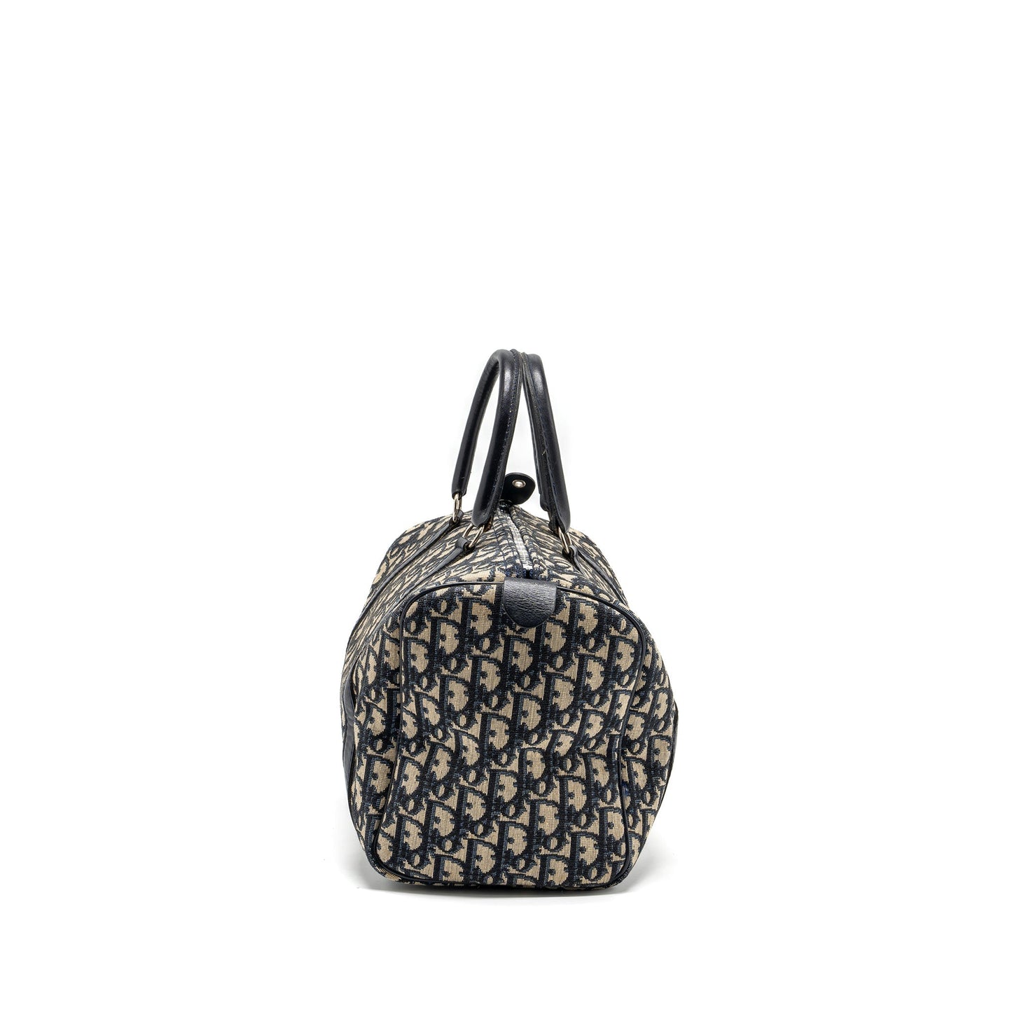 Dior   bowling Purse blue oblique canvas