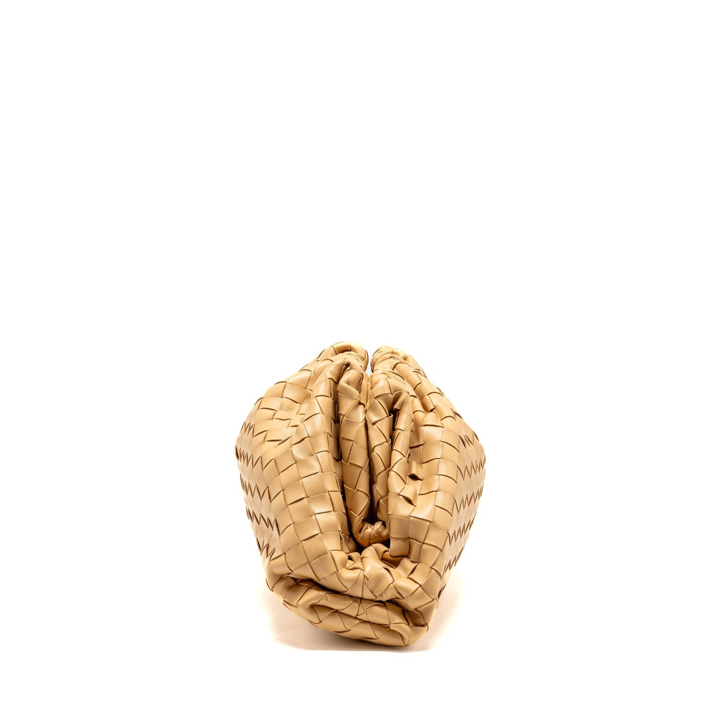 Bottega Veneta Pouch Intrecciato Leather Beige