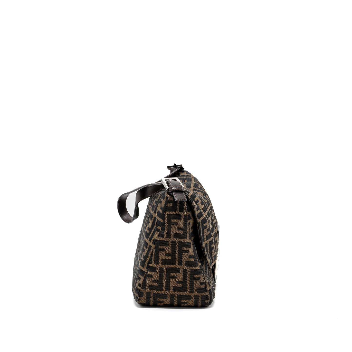 Fendi   Mini Purse Jacquard Canvas Brown
