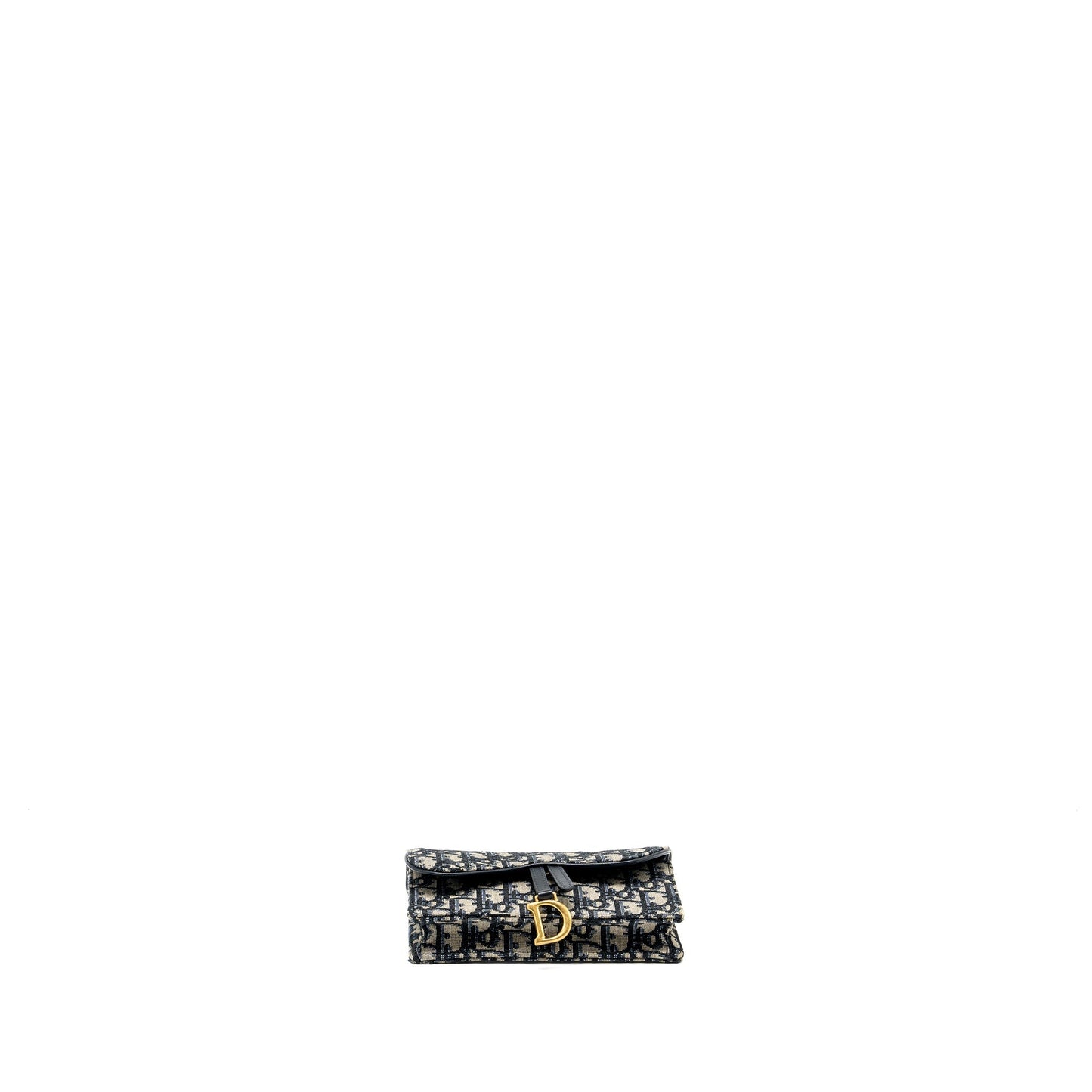 Dior Saddle belt pouch Oblique Jacquard blue