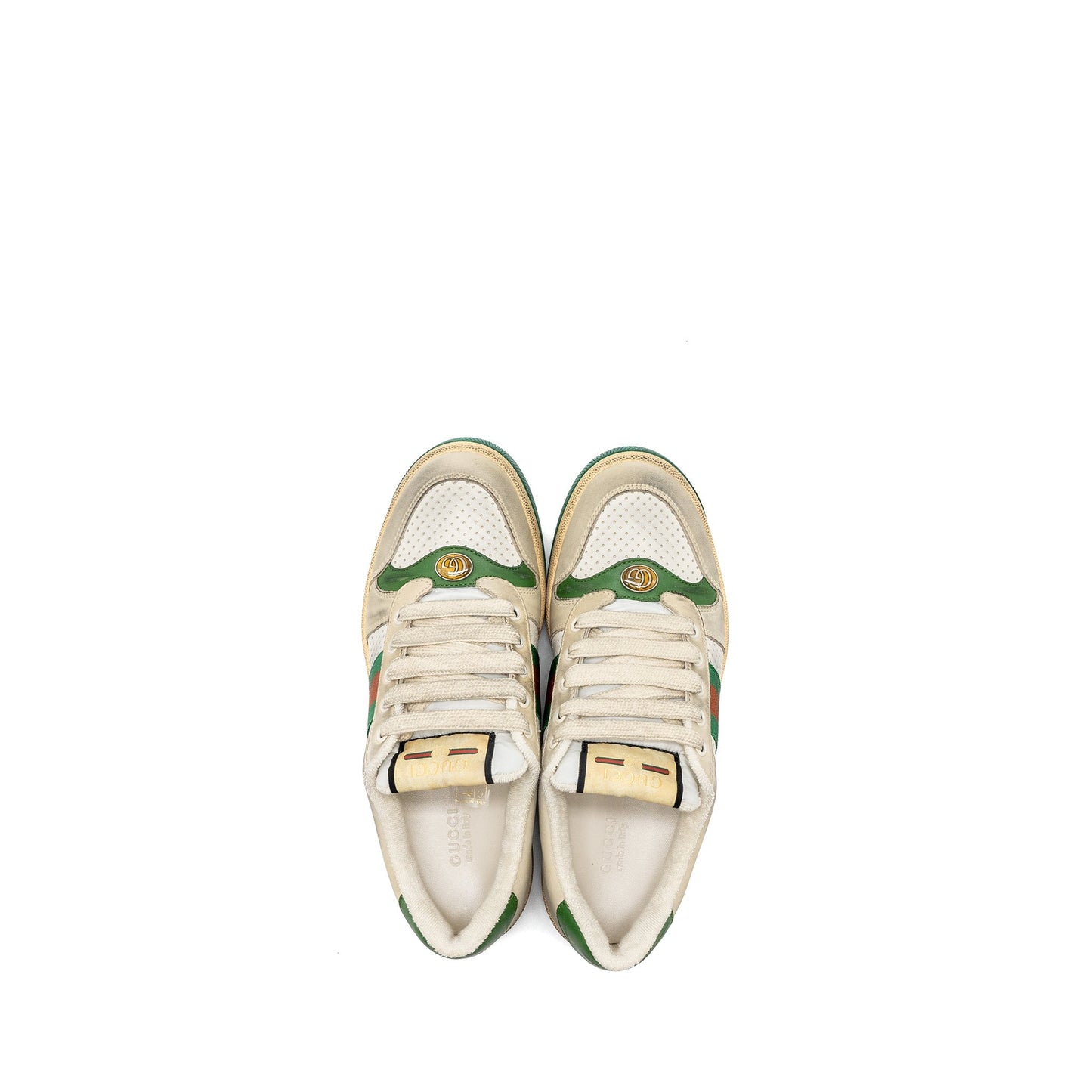 Gucci size 38 women?s Screener Leather Trainer / sneakers multicolour