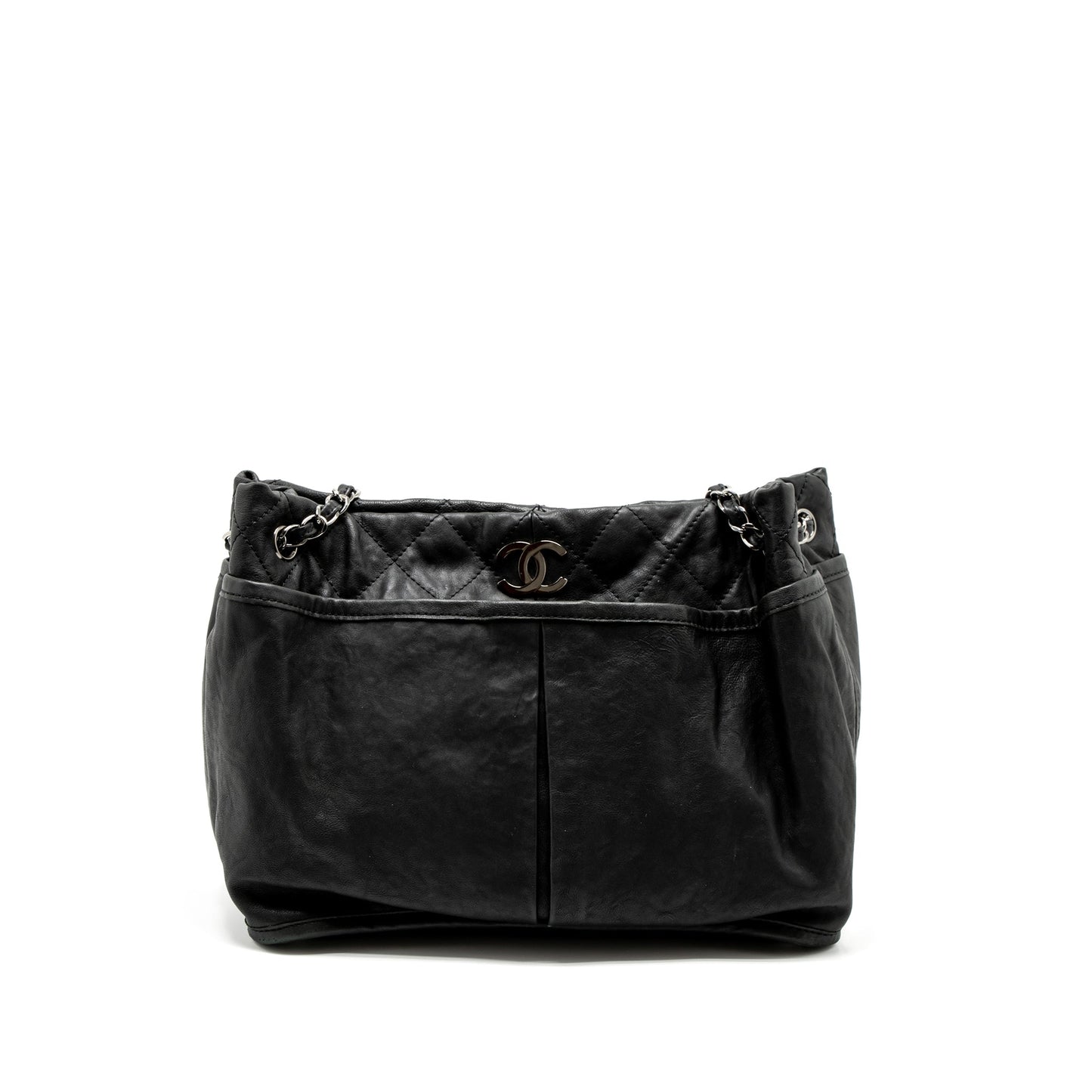 Chanel Tote Bag Calfskin Black SHW