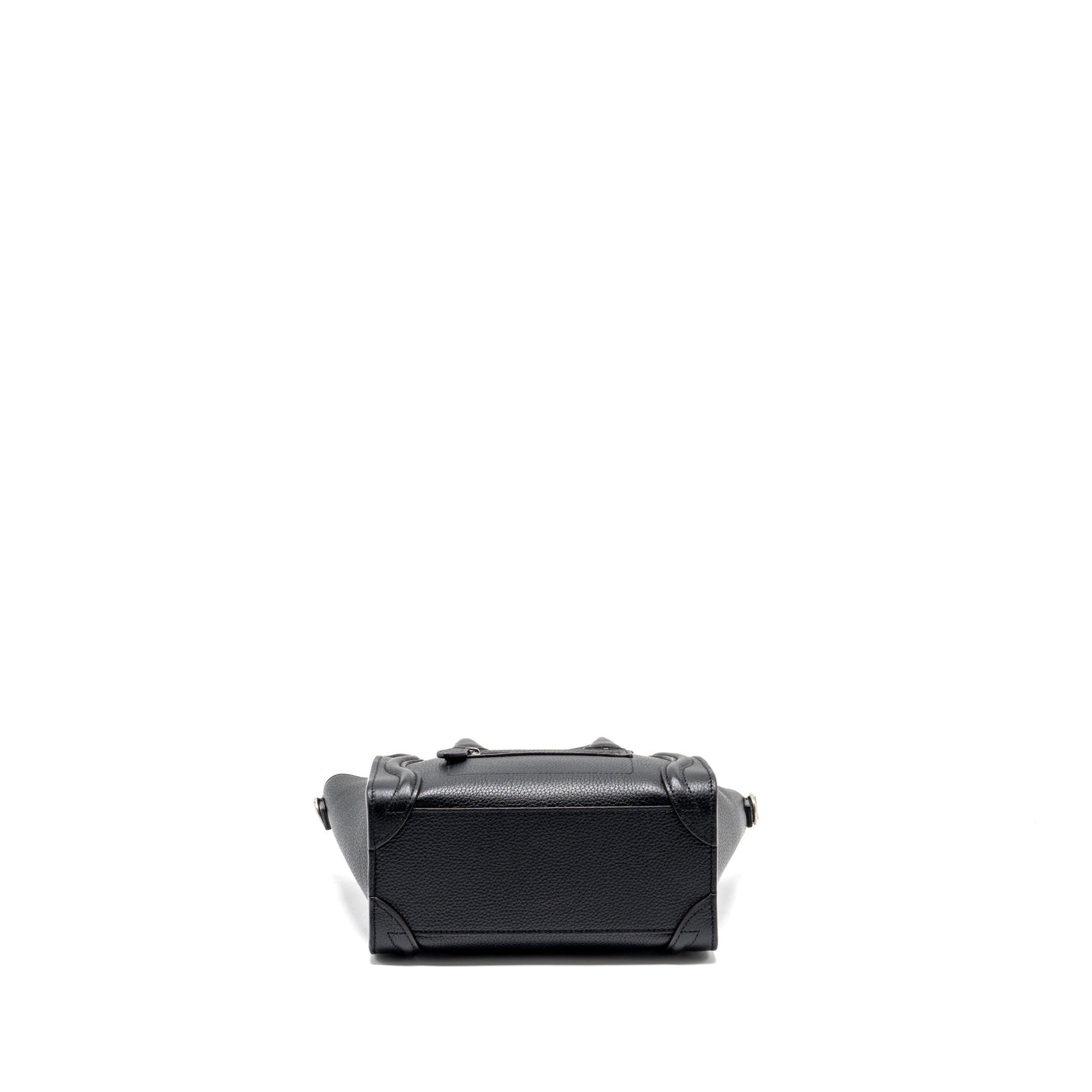 Celine nano luggage Purse calfskin black