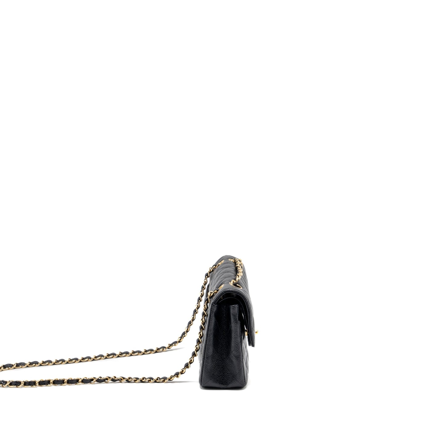 Chanel   small Classic double flap bag caviar black GHW