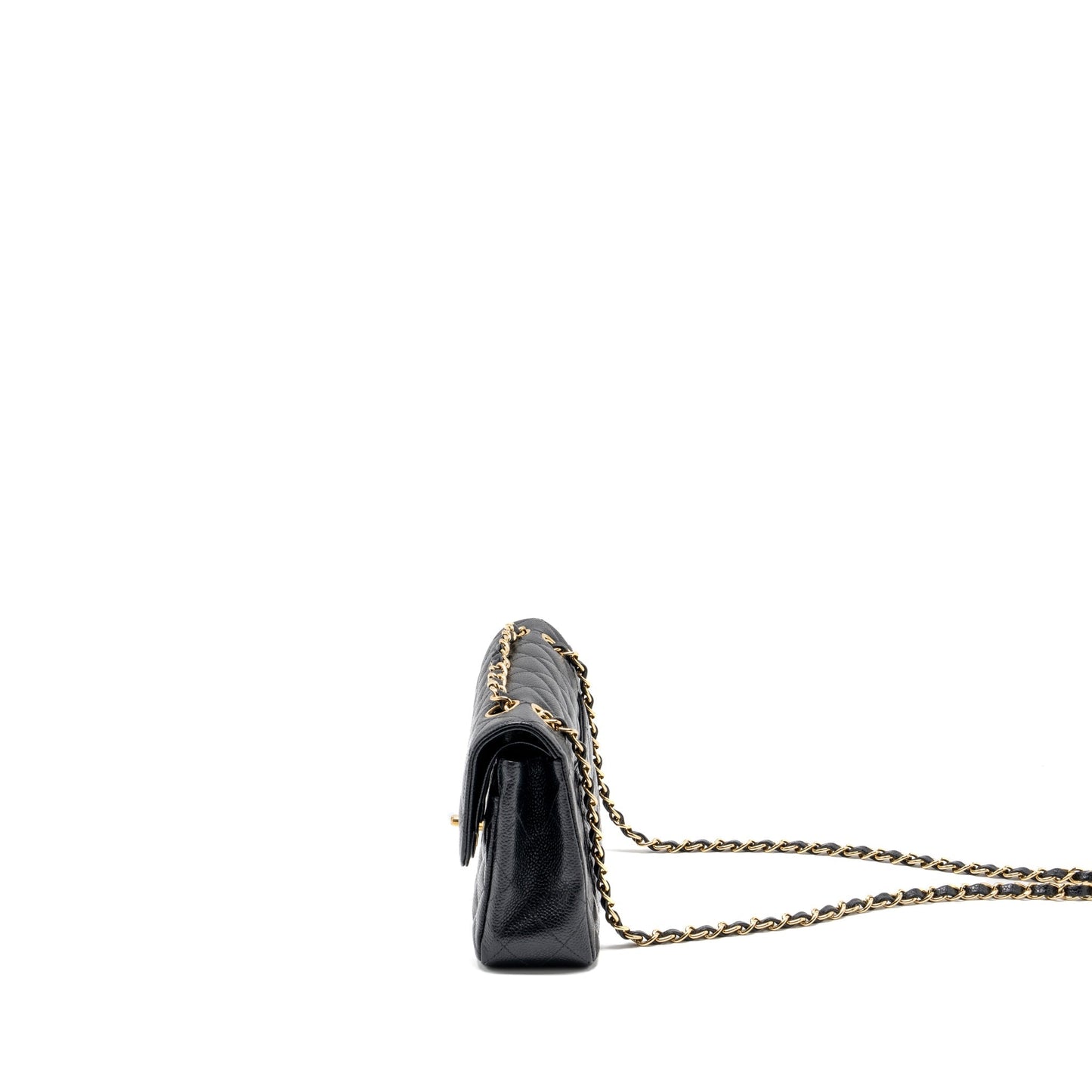 Chanel   small Classic double flap bag caviar black GHW
