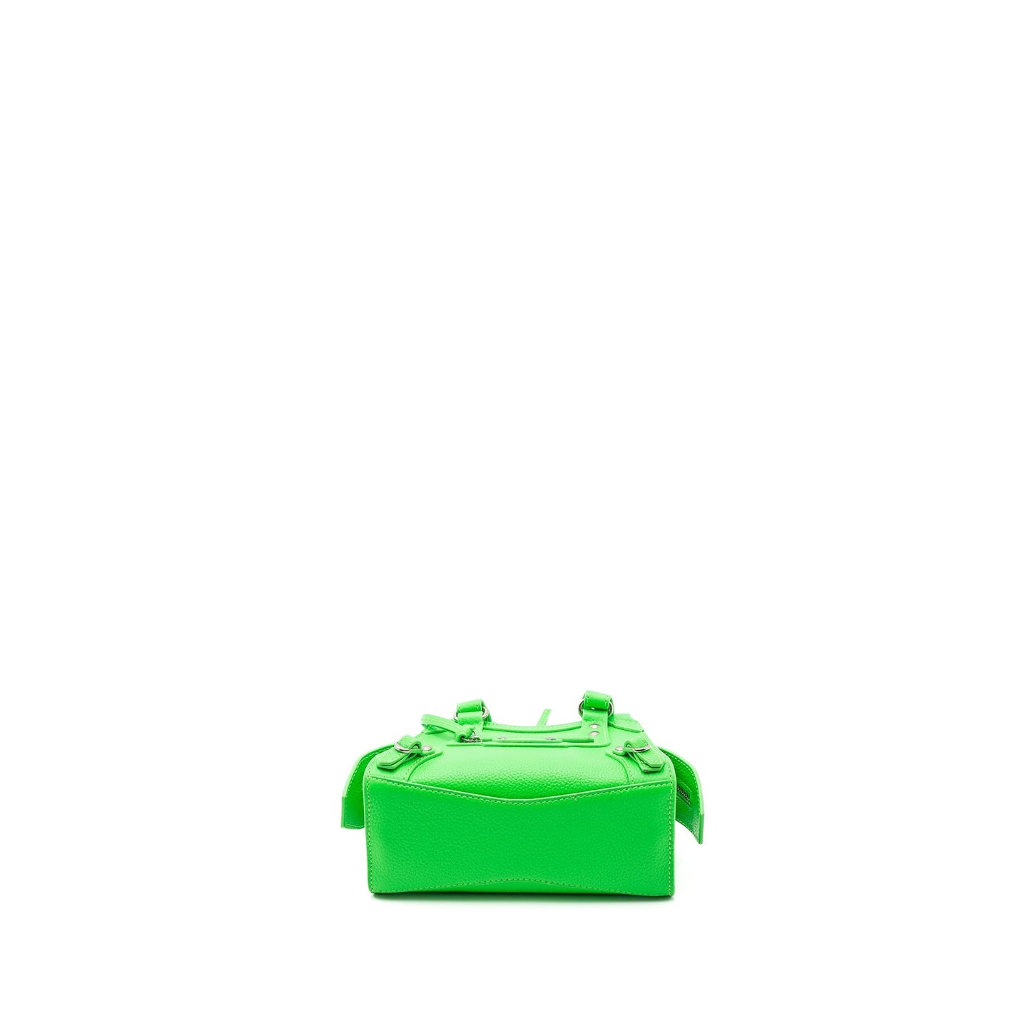 Balenciaga Super Mini Neo City Purse Calfskin Green