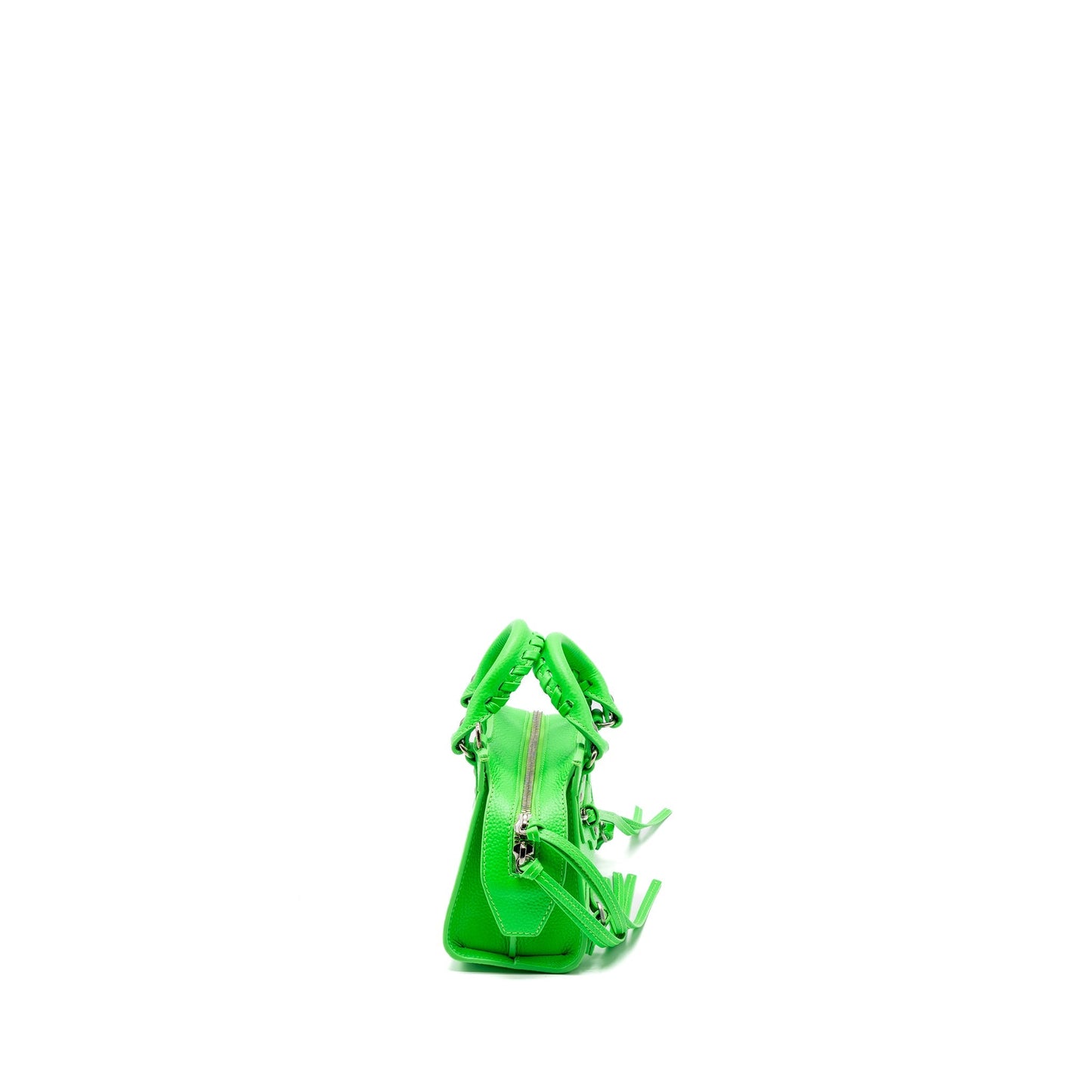Balenciaga Super Mini Neo City Purse Calfskin Green