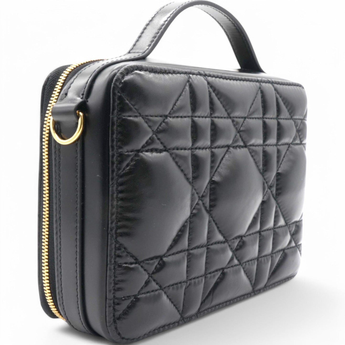 Dior Macro-Cannage Caro Box Bag Black