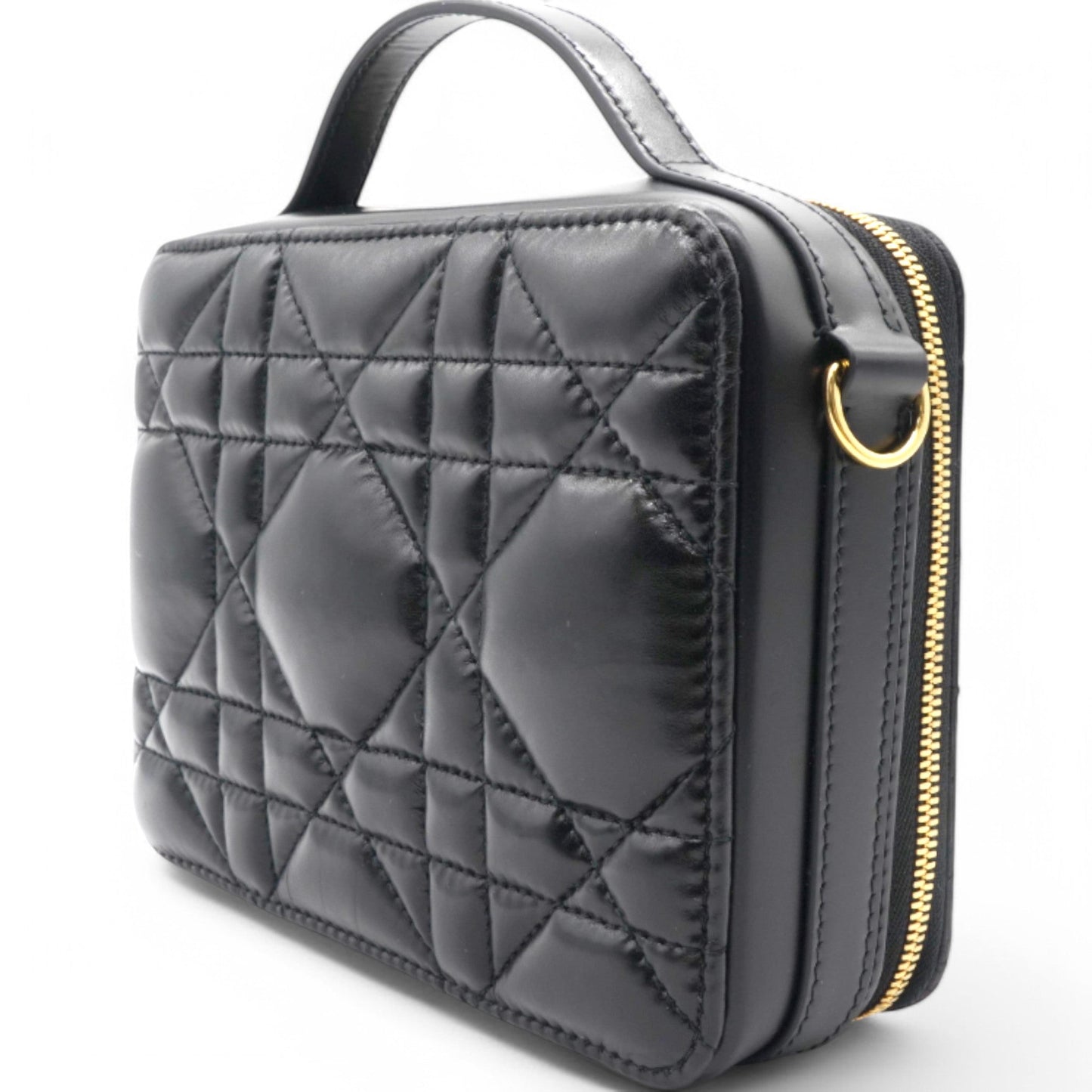 Dior Macro-Cannage Caro Box Bag Black