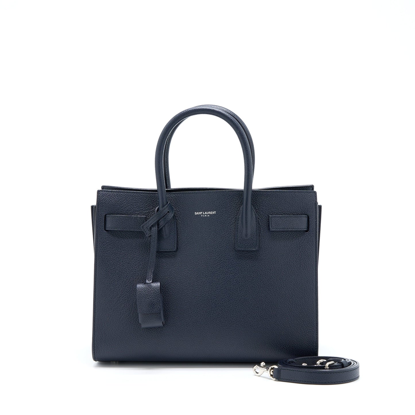 Saint Laurent/ Baby Sac De Jour Calfskin Navy