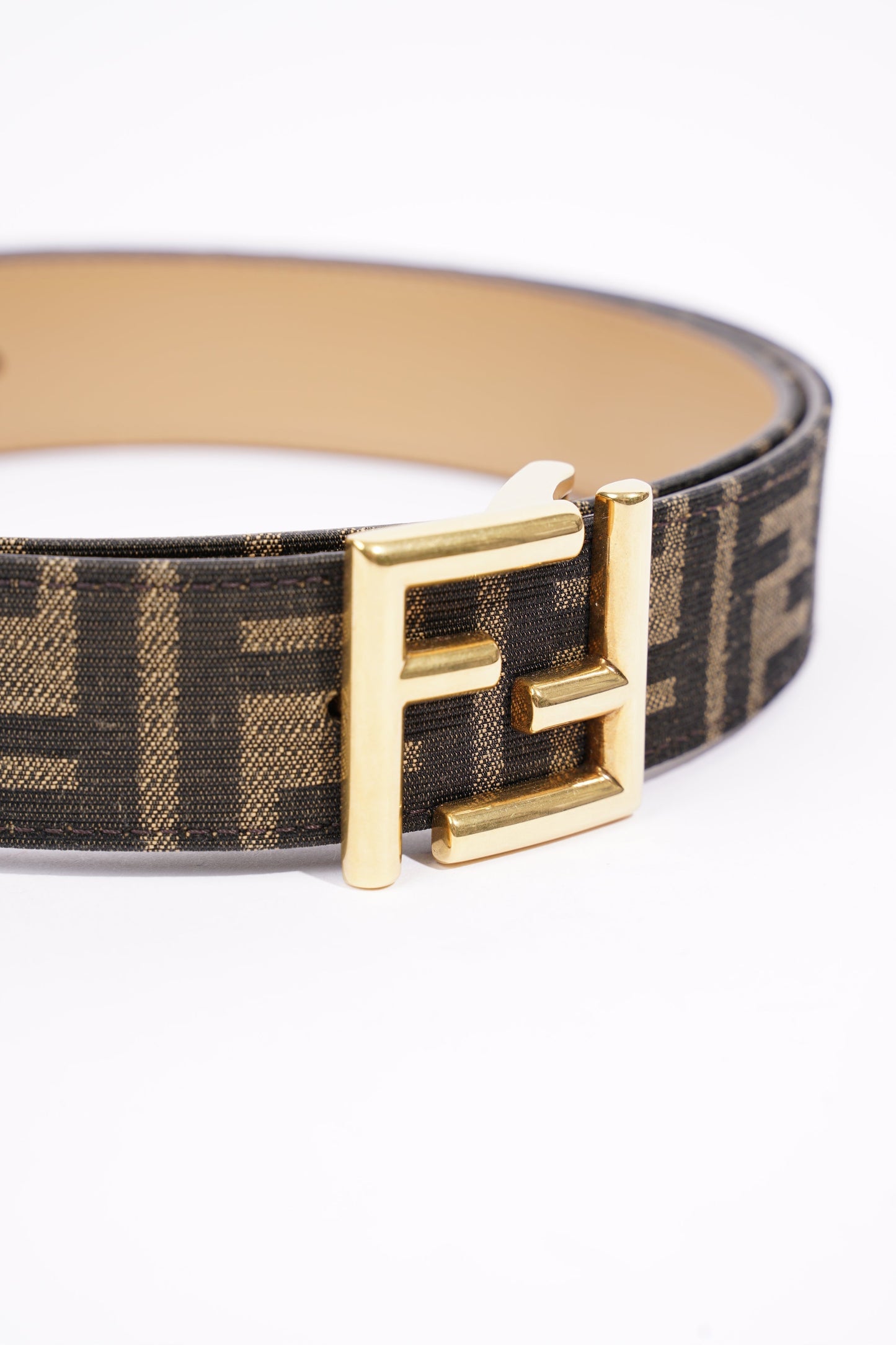 Fendi Womens Reversible FF Belt Zucca 90