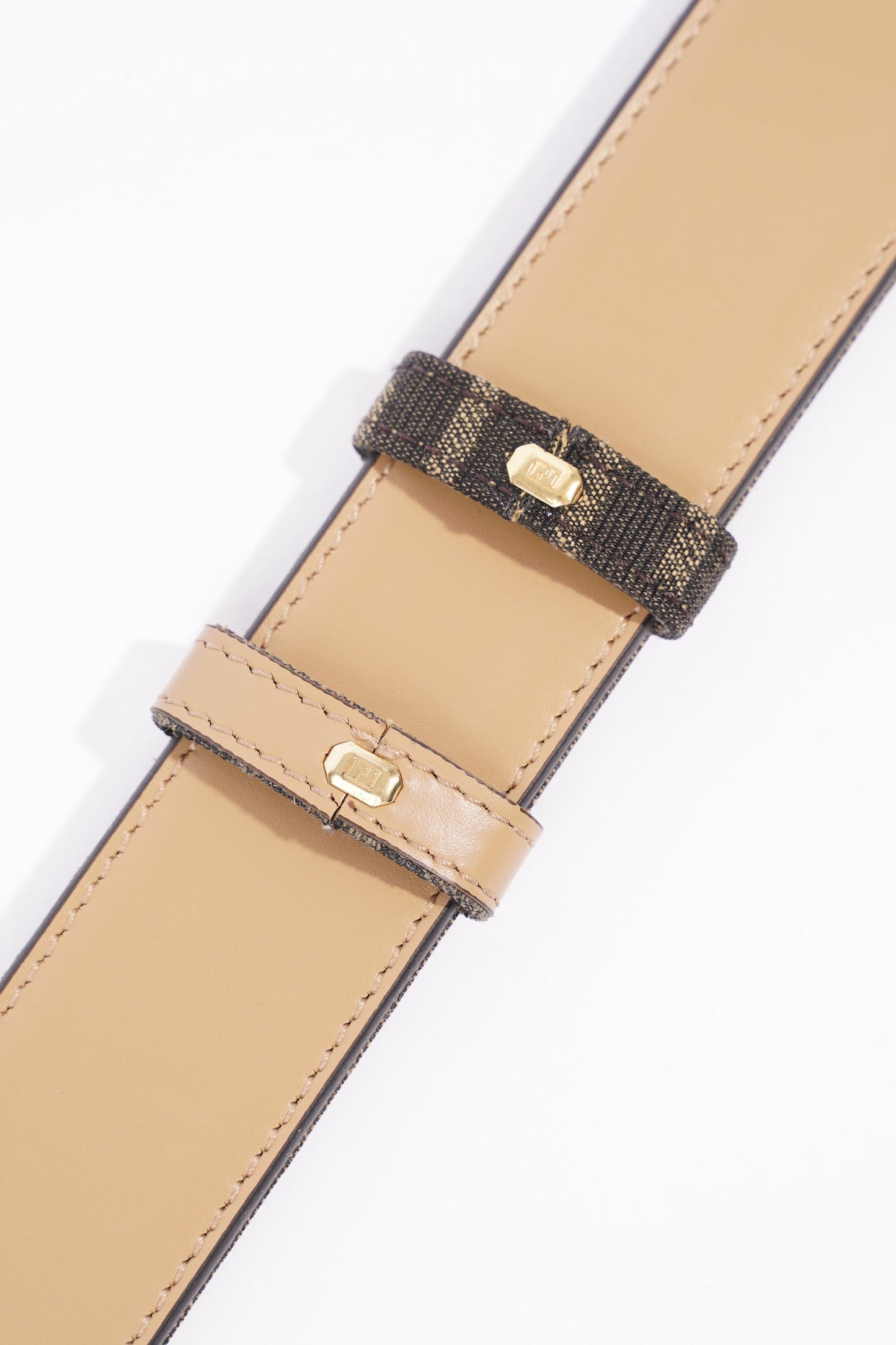 Fendi Womens Reversible FF Belt Zucca 90