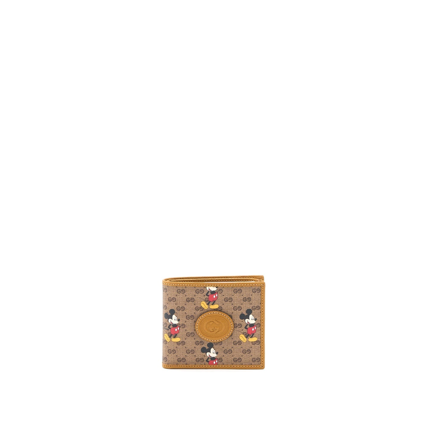 Gucci x Disney Mickey Mo  Wallet Mini GG Supreme Beige