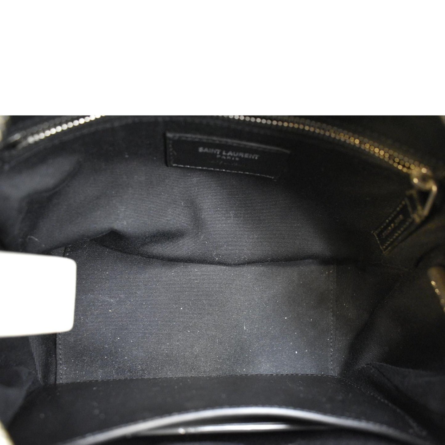 YVES SAINT LAURENT Loulou Y Small Calfskin Leather Crossbody Bag White