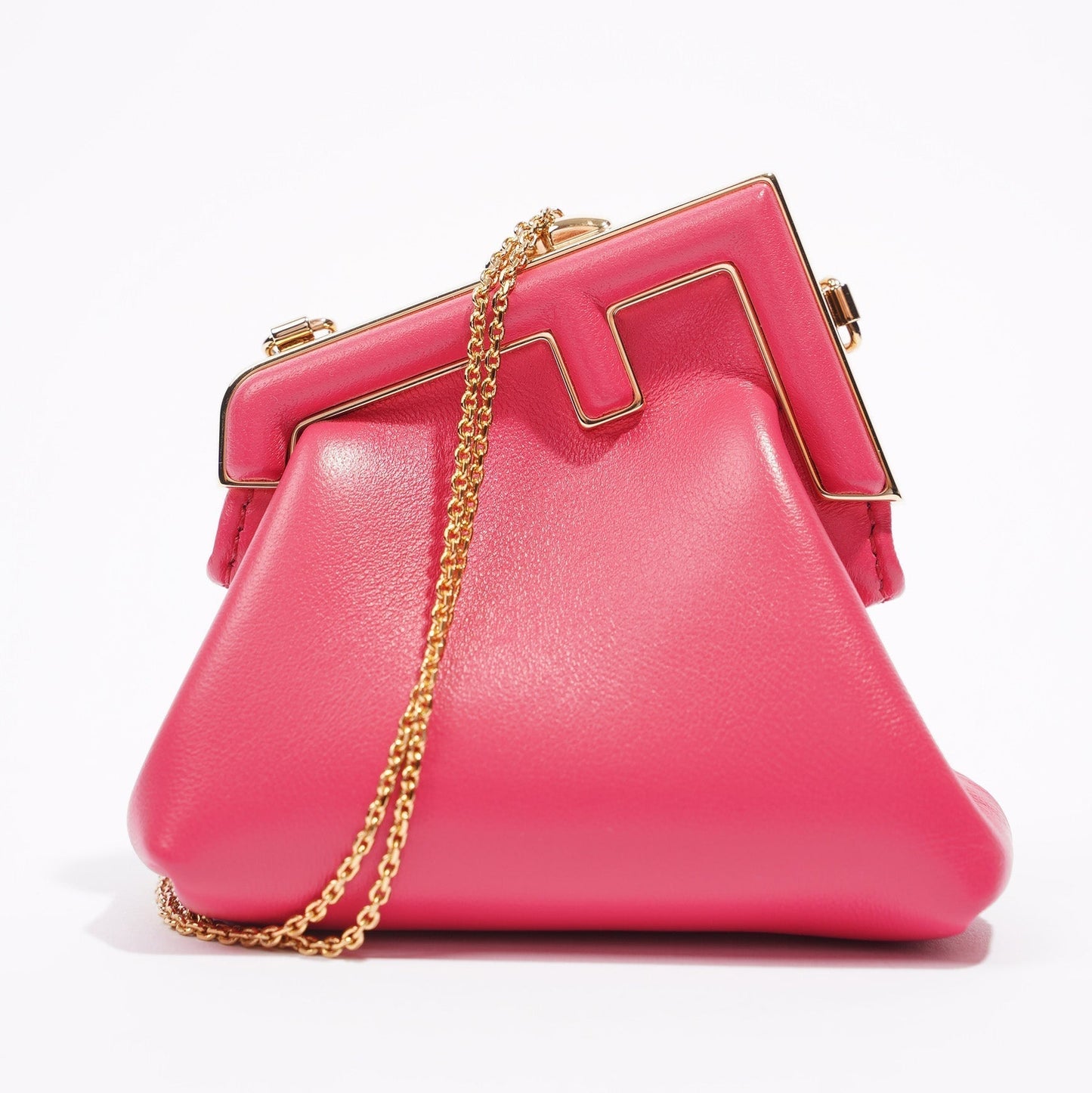 Fendi Fendi First Charm Pink Leather Nano