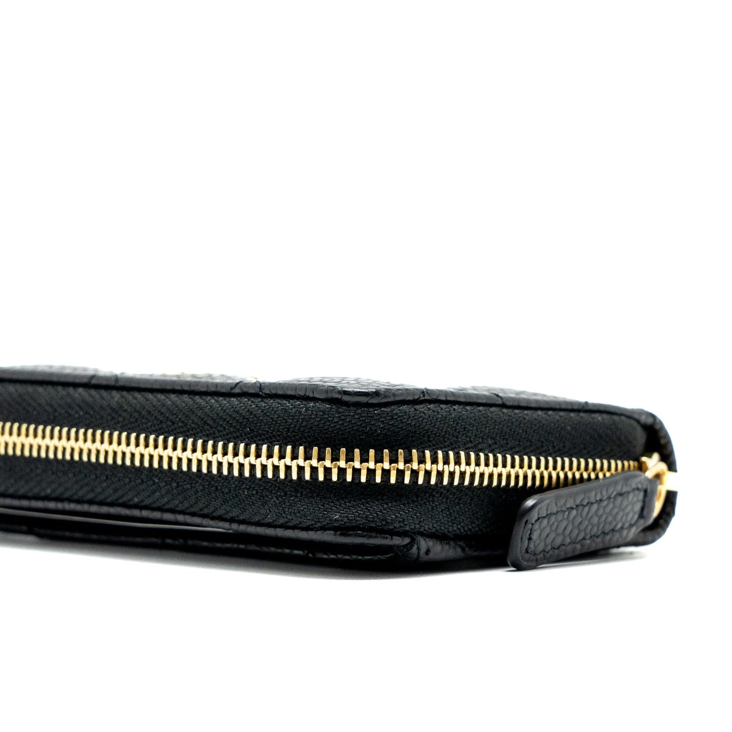 Chanel Zip Card Holder Caviar Black GWH (Microchip)