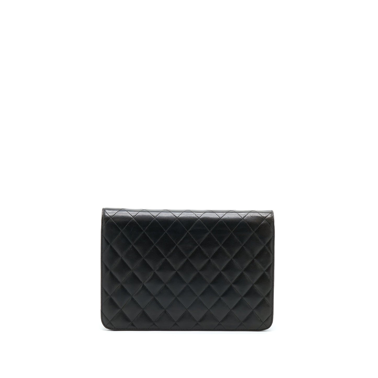 Chanel   Flap Bag Lambskin Black GHW