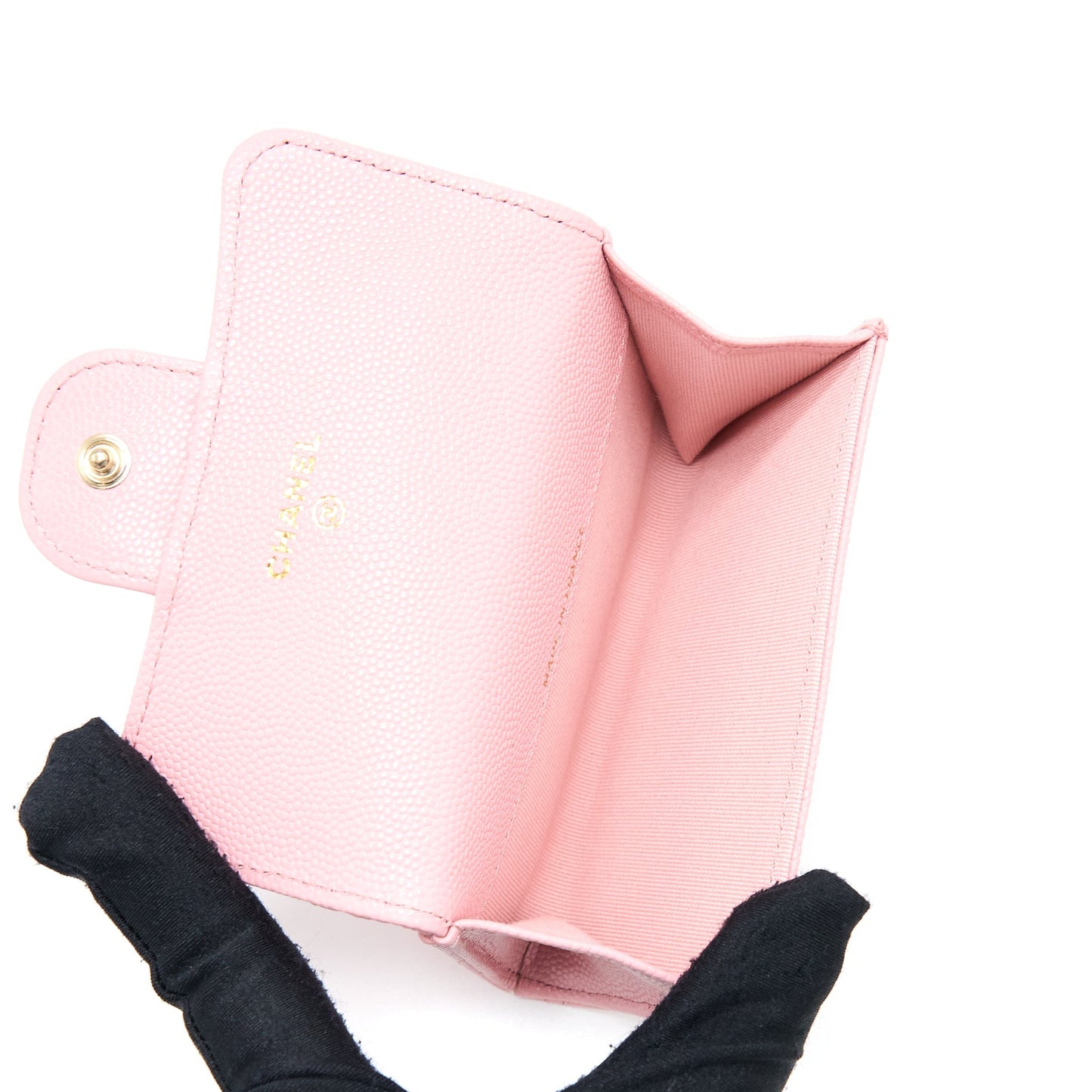 Chanel Classic Flap  Holder Caviar Light Pink LGHW