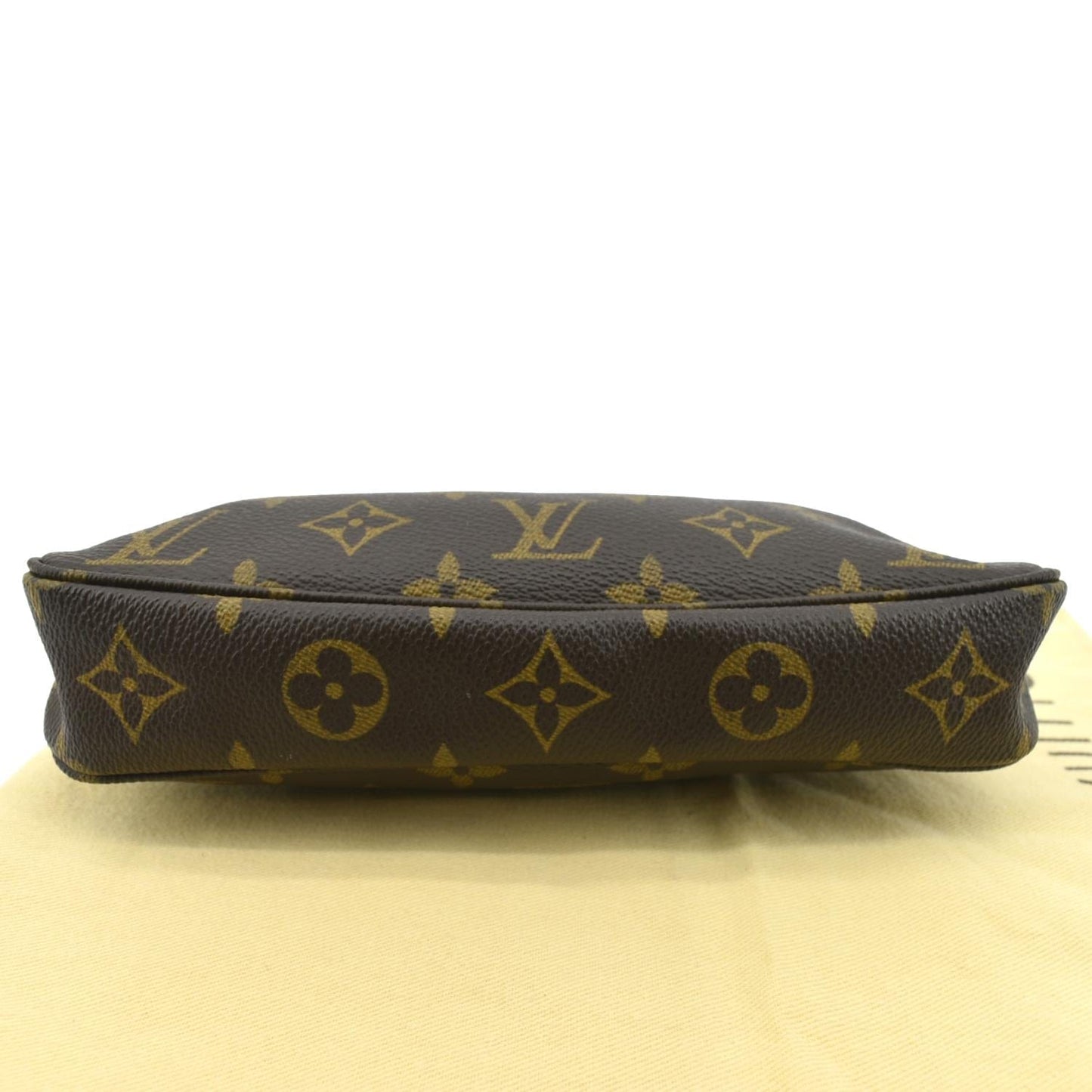 LOUIS VUITTON Pochette Accessoires Monogram Canvas Pouch Bag Brown