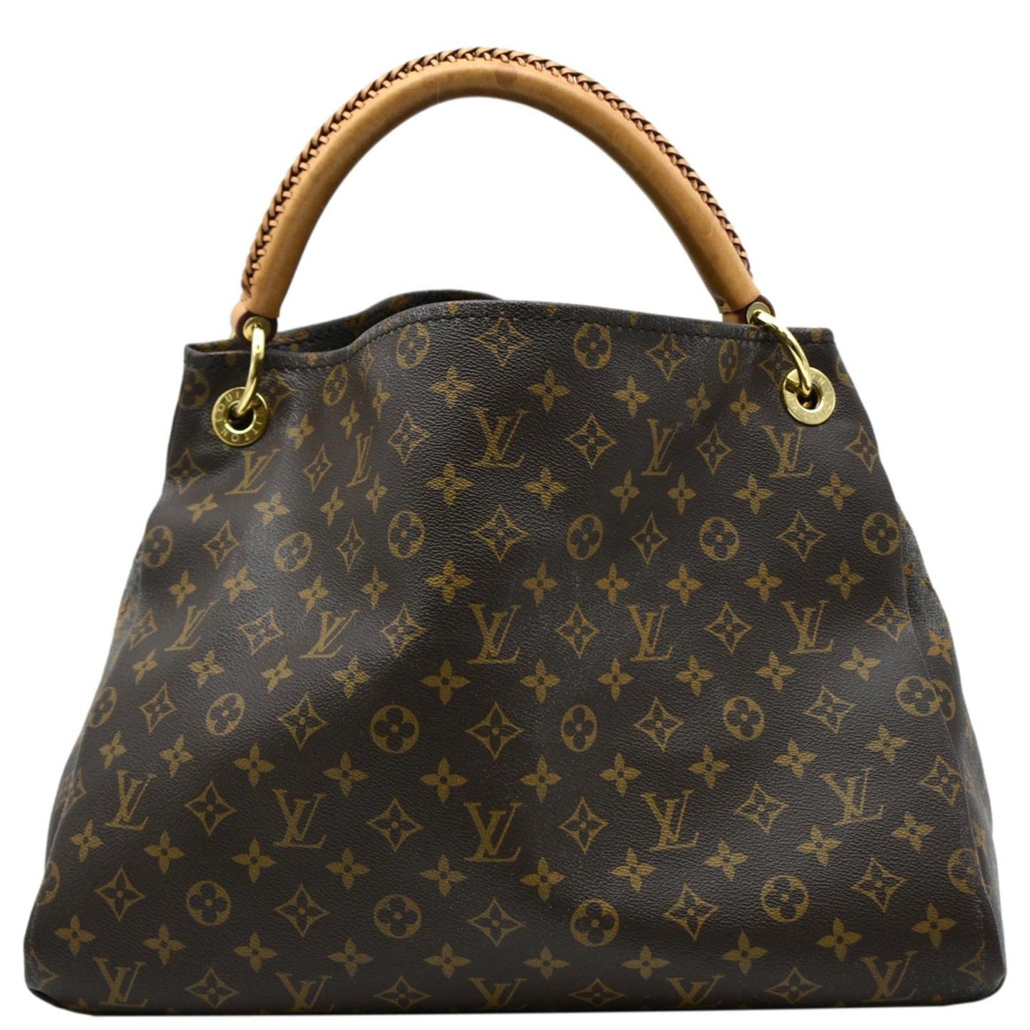 LOUIS VUITTON  Artsy MM Monogram Canvas Hobo Bag Brown