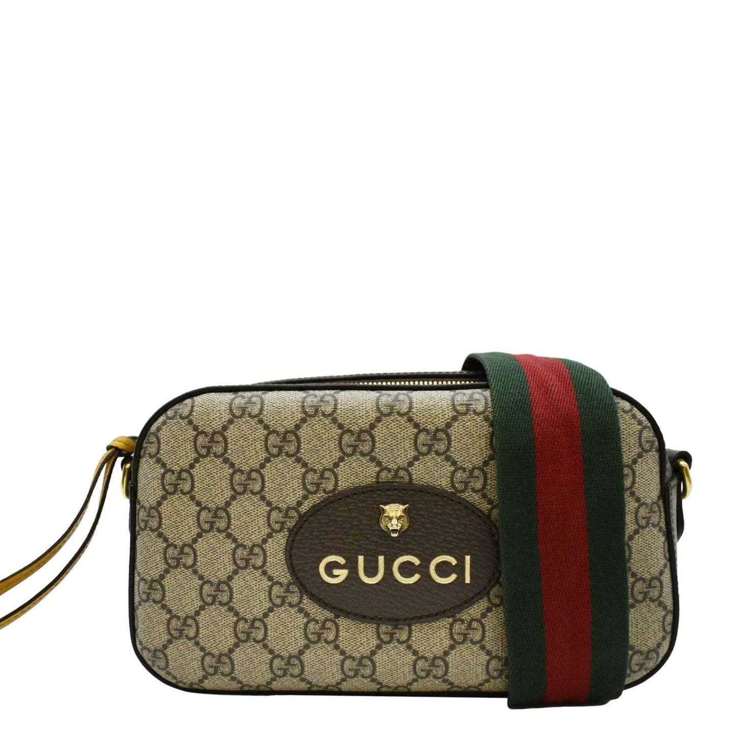 GUCCI Neo   GG Supreme Canvas Messenger Bag Beige 476466