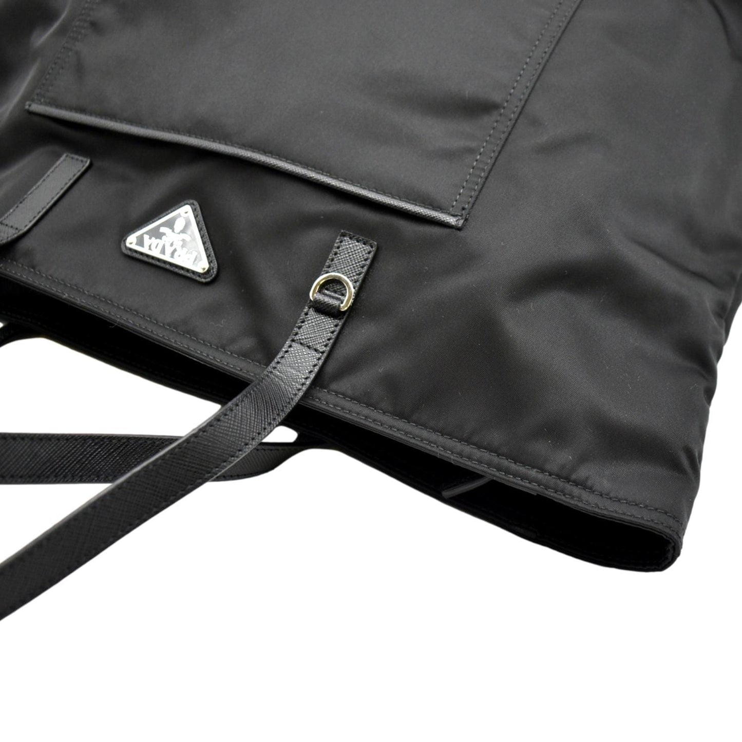 PRADA Nylon Tote Bag Black