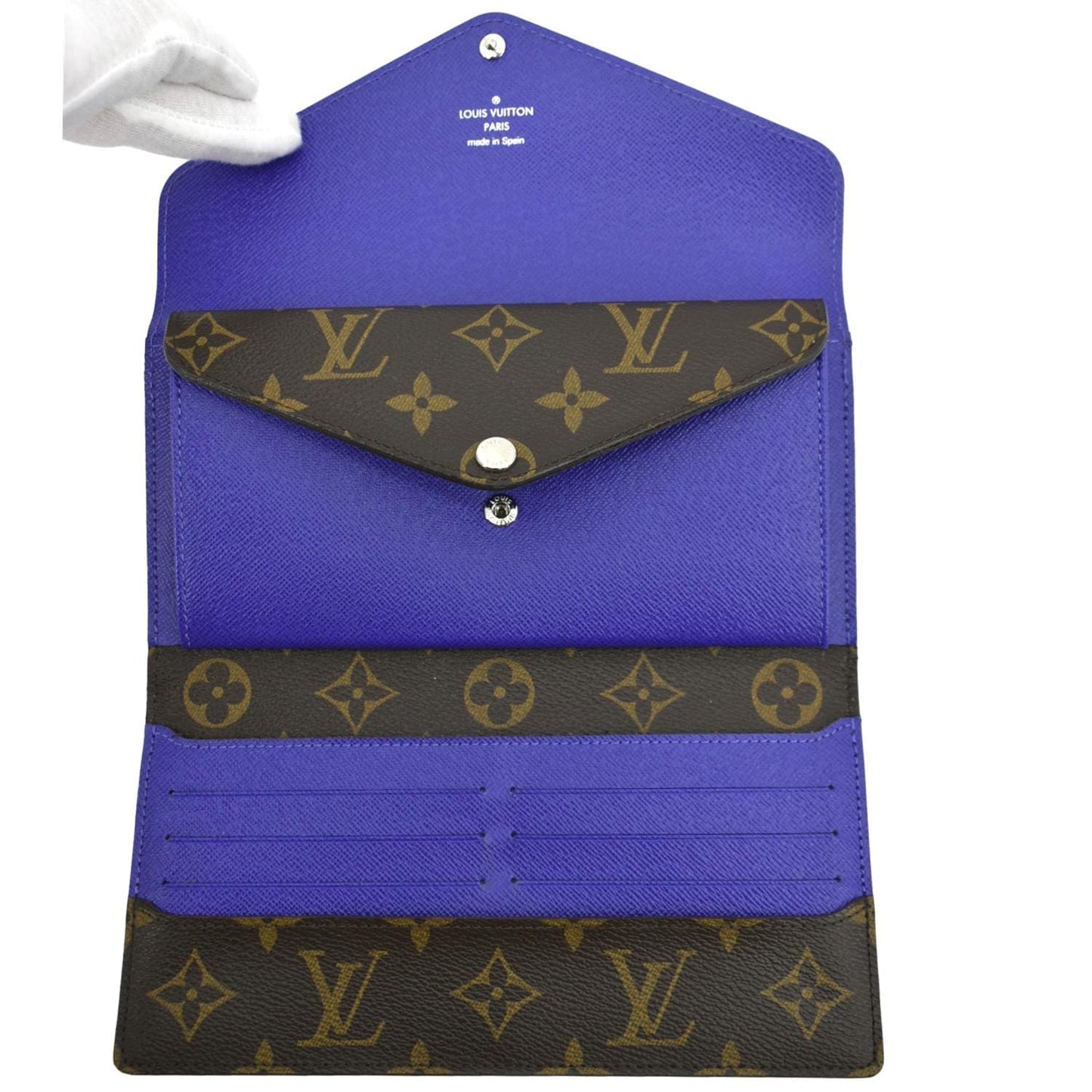 LOUIS VUITTON Marie-Lou Epi Monogram Canvas Wallet Figue