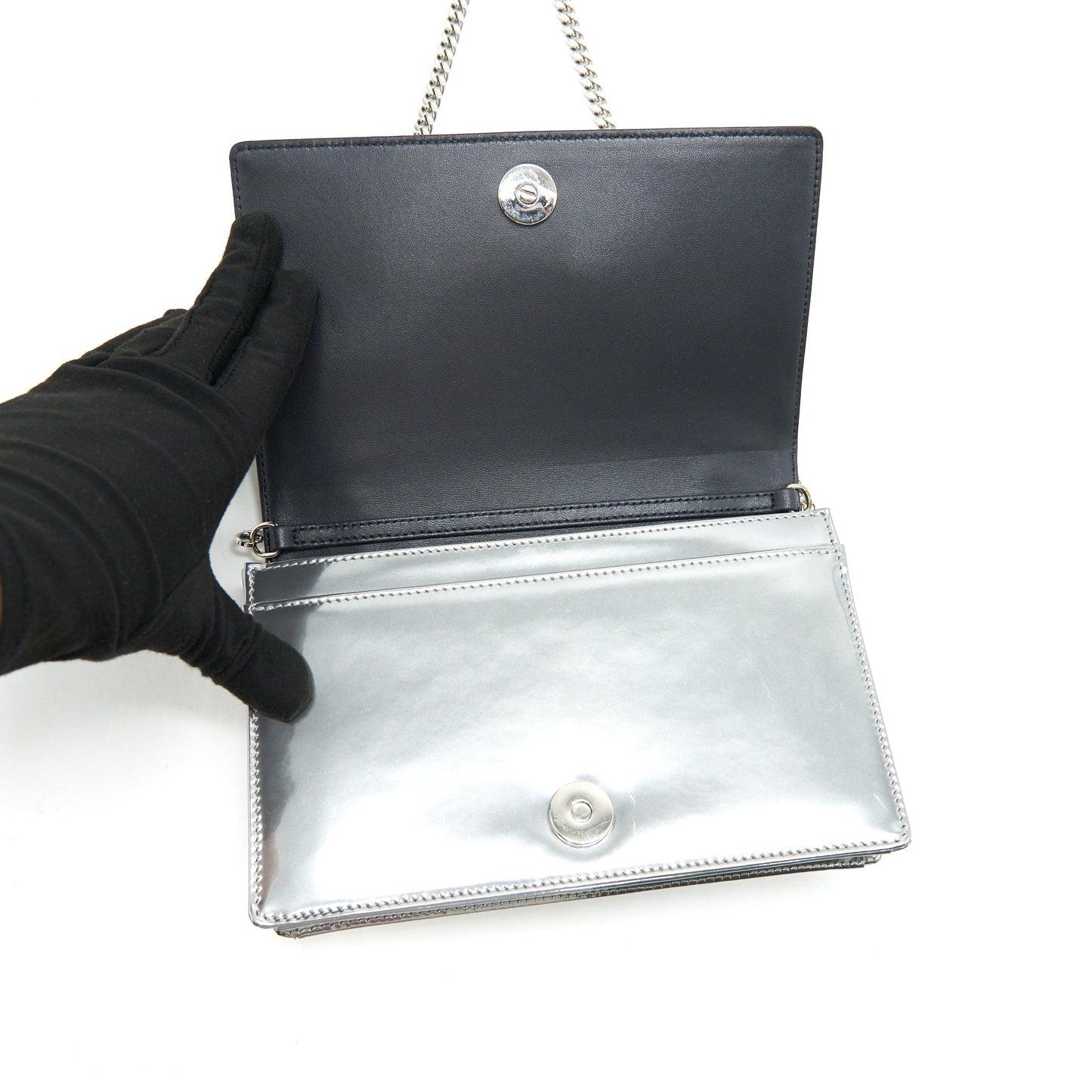 DIORAMA WALLET CHAIN SILVER