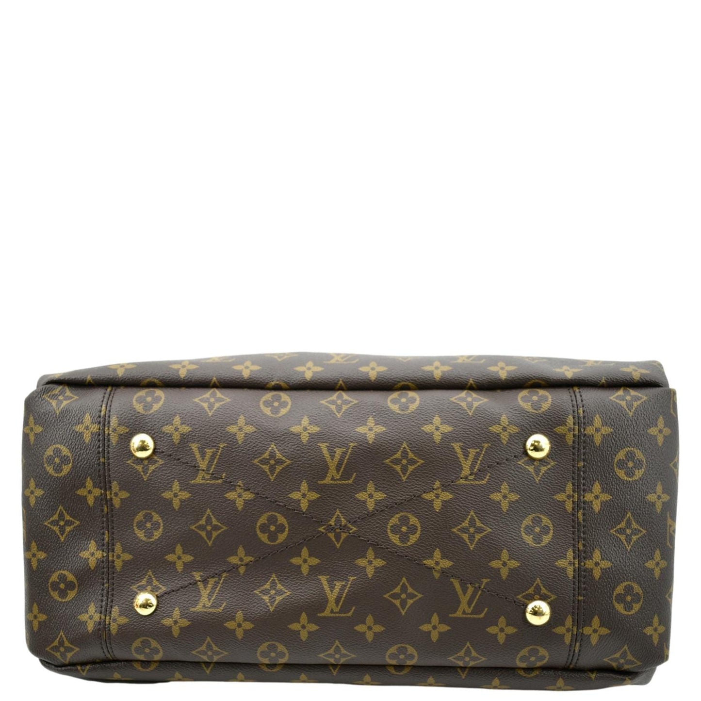 LOUIS VUITTON Artsy MM Monogram Canvas Hobo Bag Brown