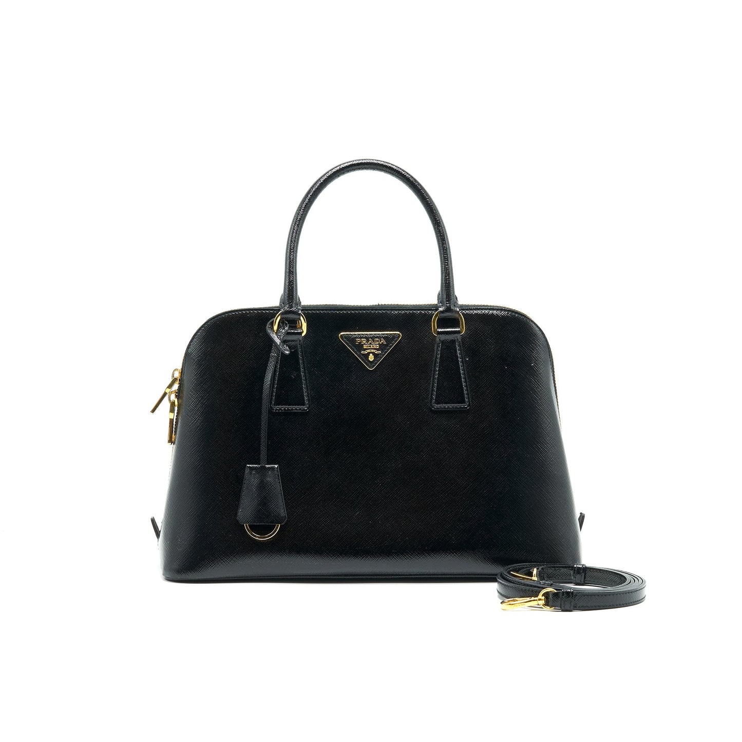 PRADA SAFFIANO Purse BLACK