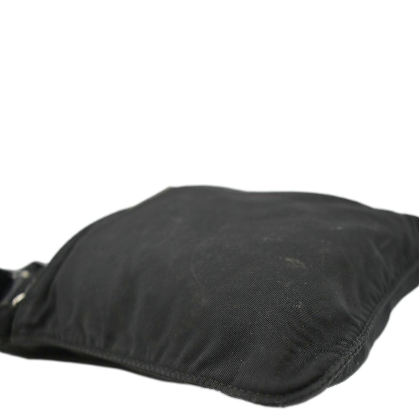 PRADA Nylon Crossbody Messenger Bag Black