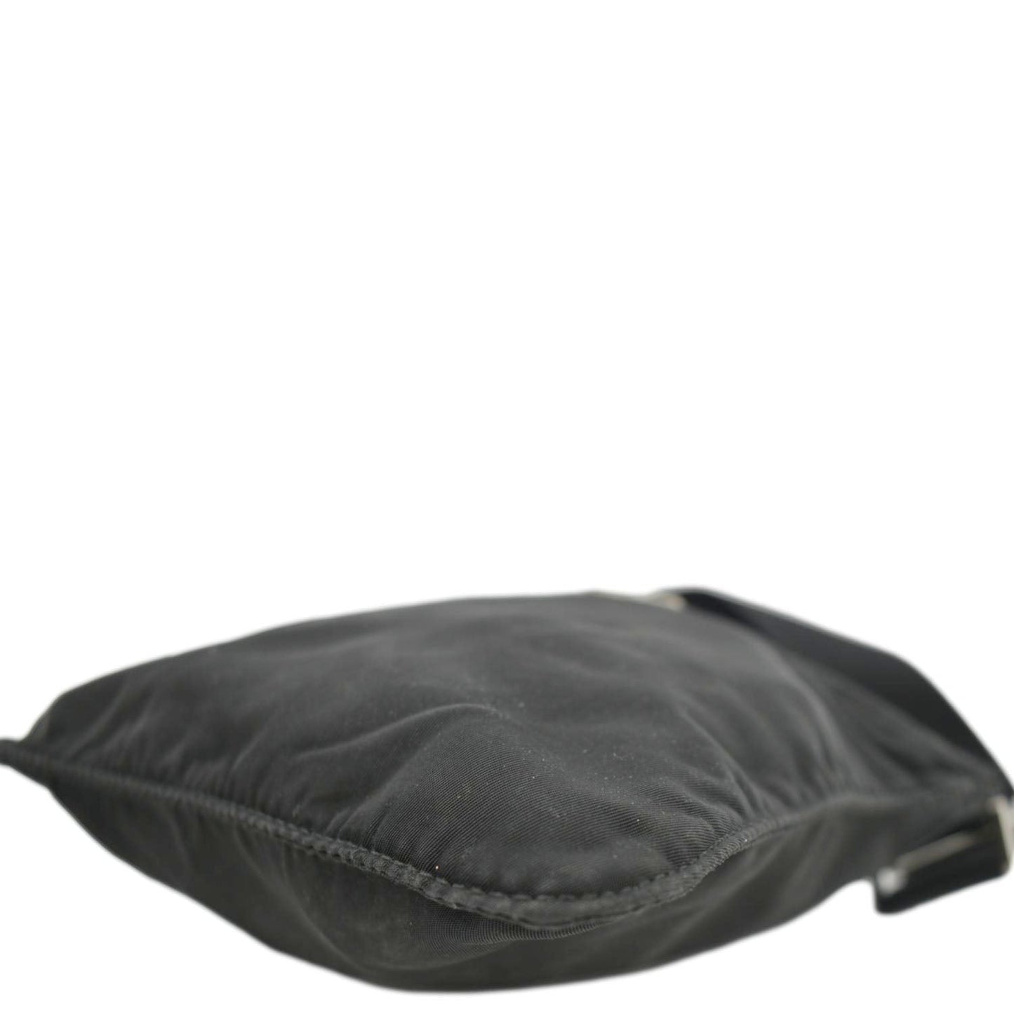 PRADA Nylon Crossbody Messenger Bag Black