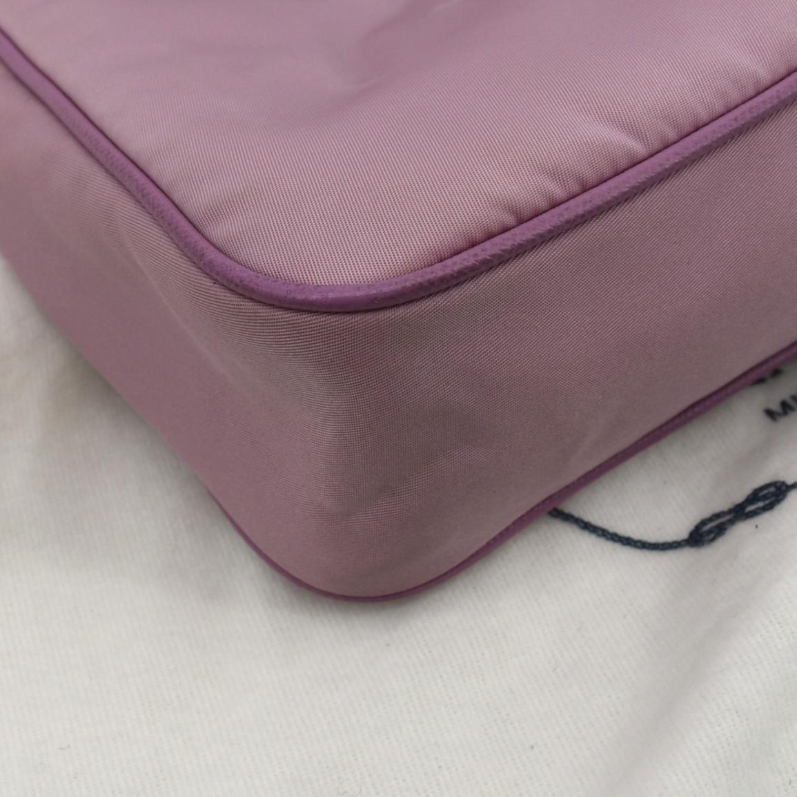 PRADA Re-Edition 2005 Re-Nylon Shoulder Bag Light Pink