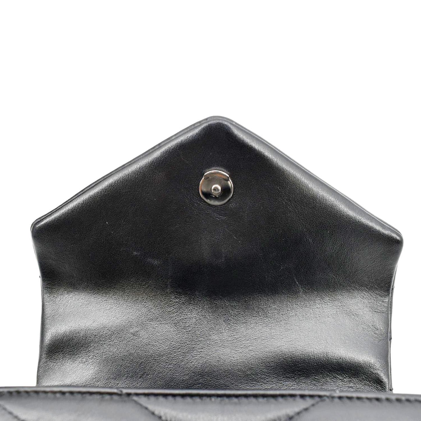YVES SAINT LAURENT Loulou Toy Matelasse Leather Crossbody Bag Black