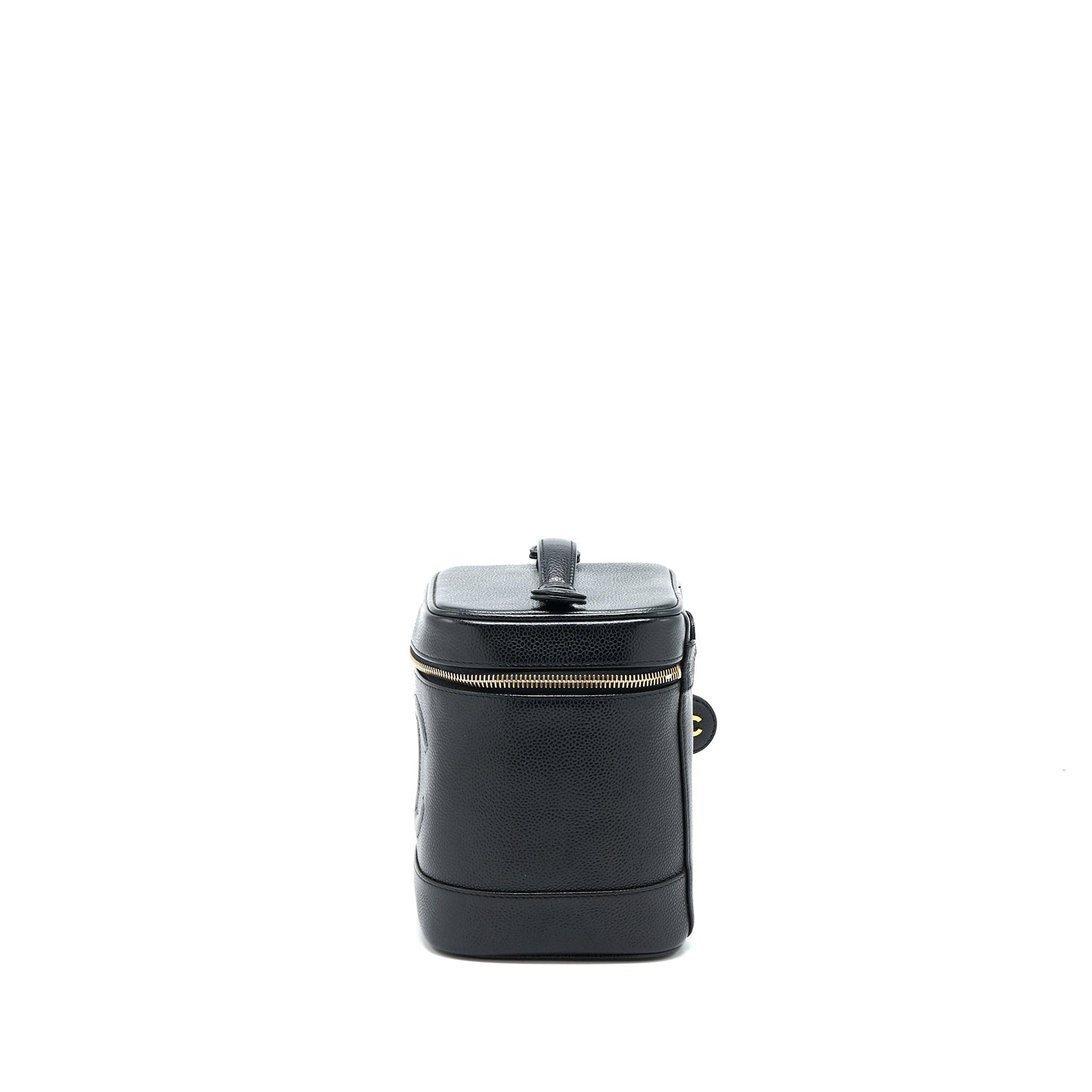 Chanel   Vanity Case with Chain Caviar Black GHW
