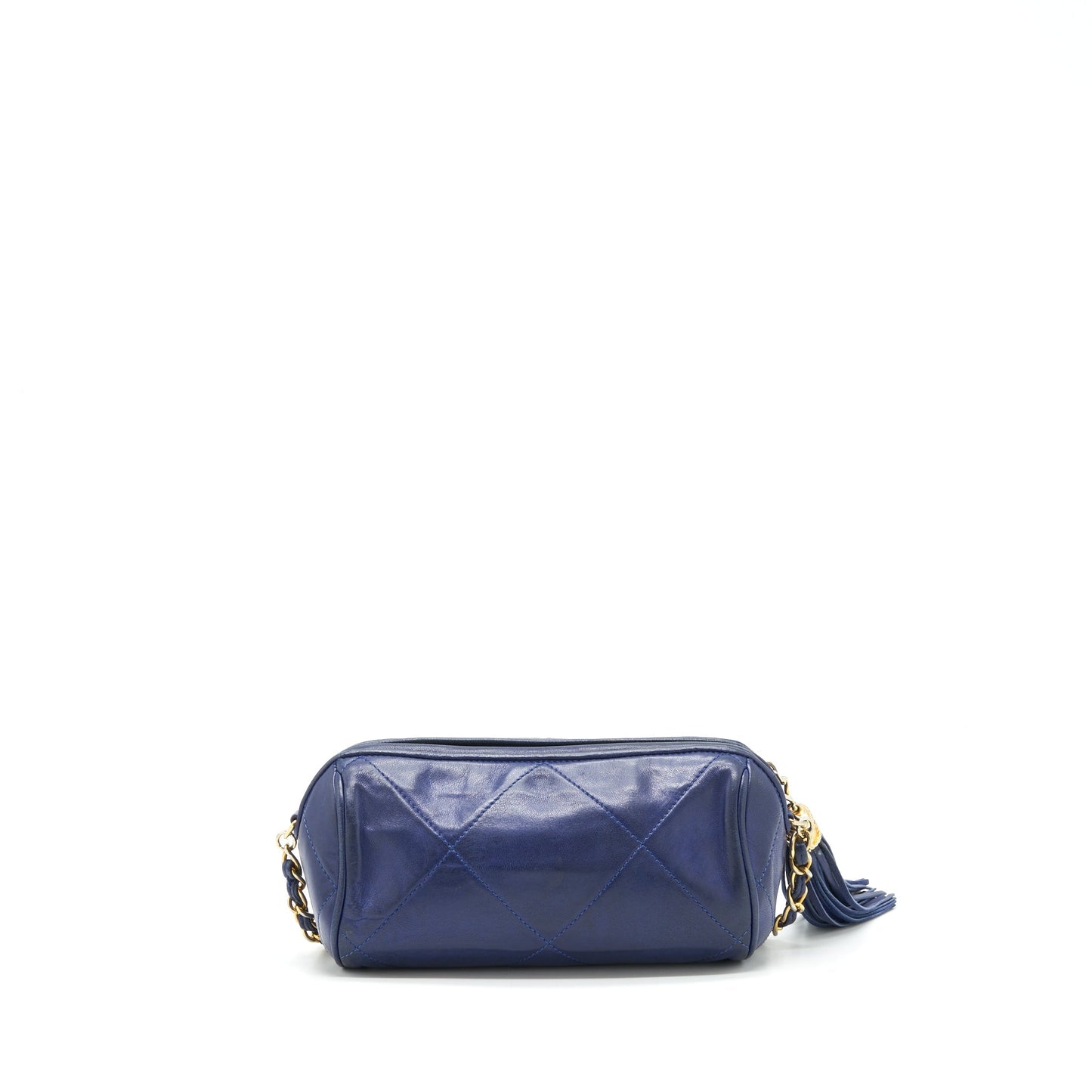 Chanel   Barrel Bag Lambskin Navy GHW