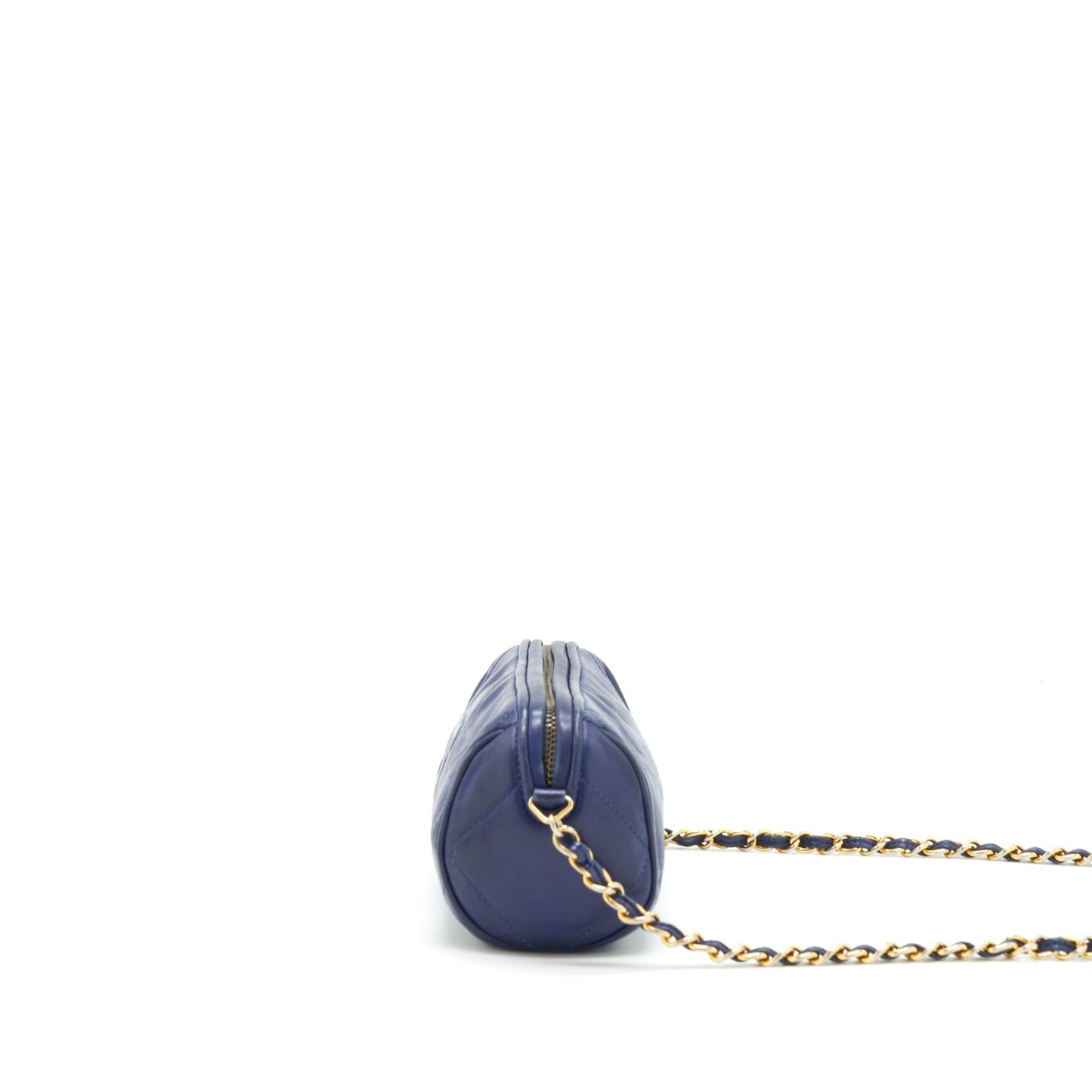 Chanel   Barrel Bag Lambskin Navy GHW