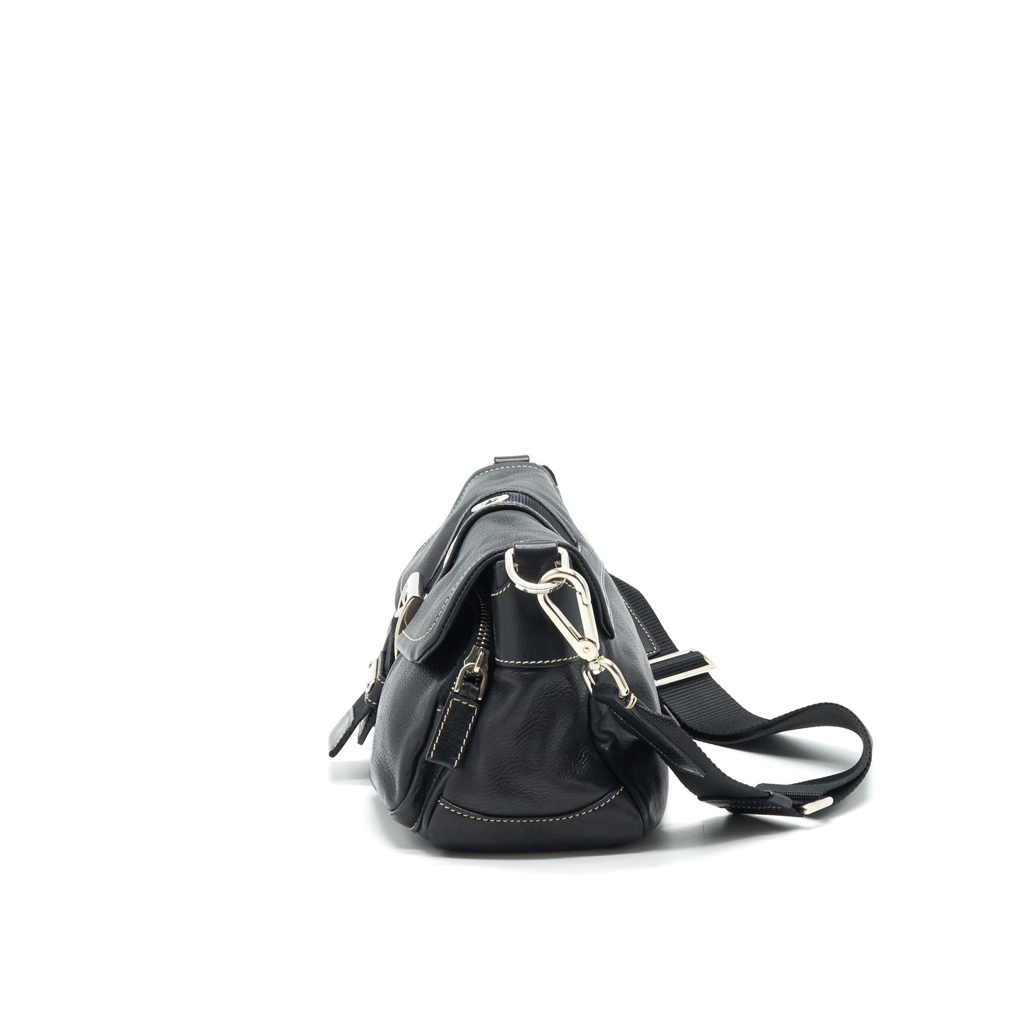 PRADA Long Mini Purse in Black