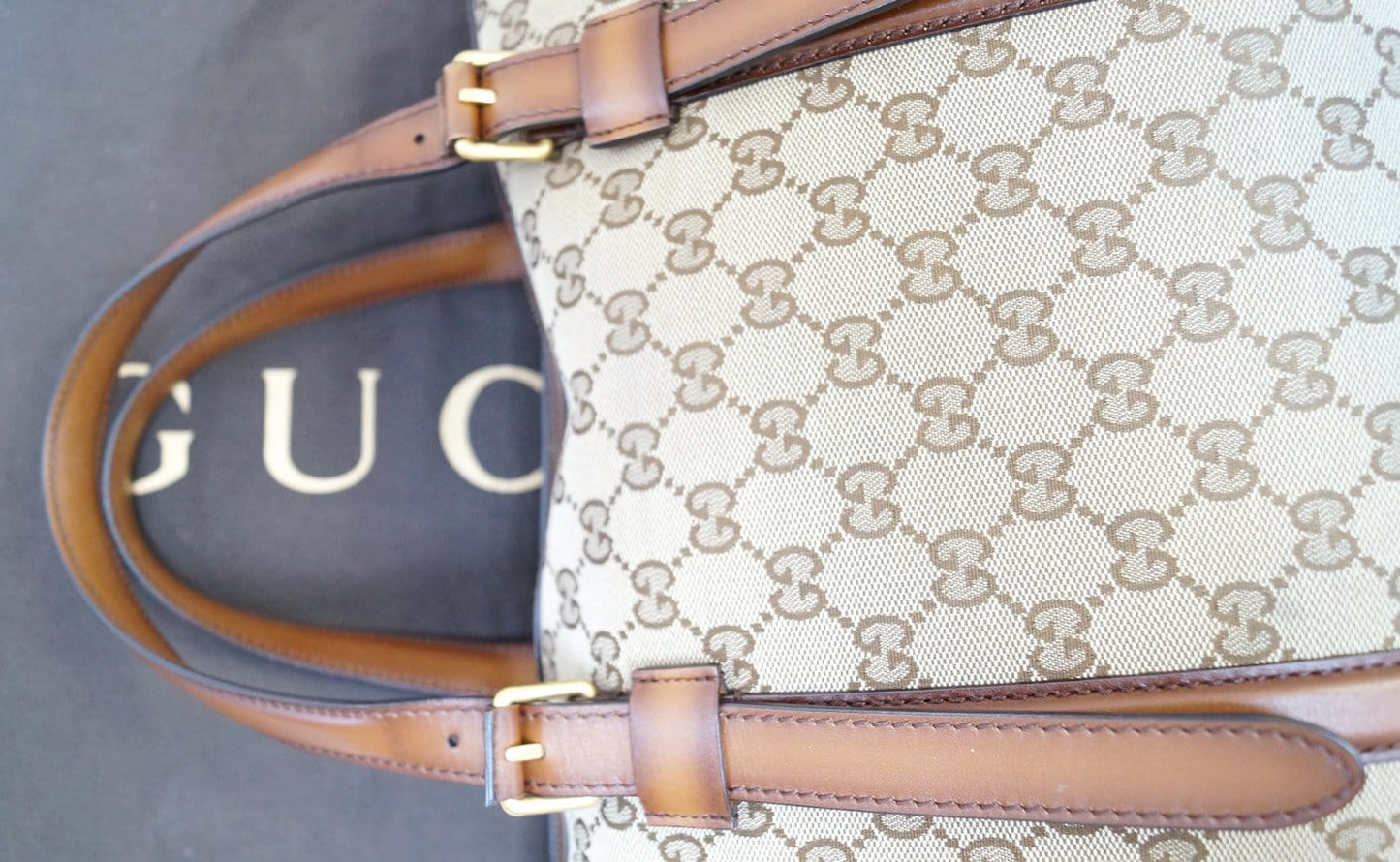 GUCCI Lady Web  GG Canvas Boston Bag 381044