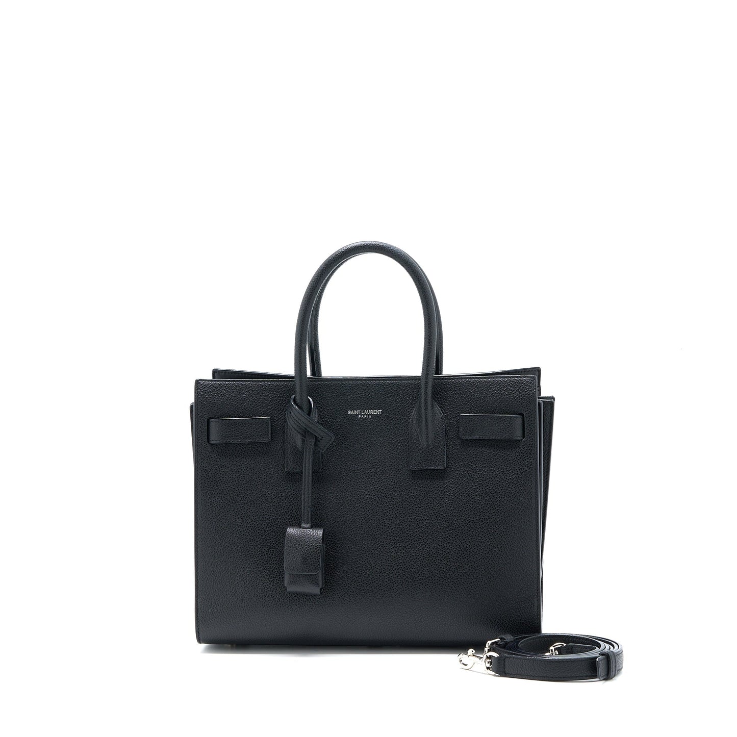 Saint Laurent Baby Sac De Jour Grained Calfskin Black