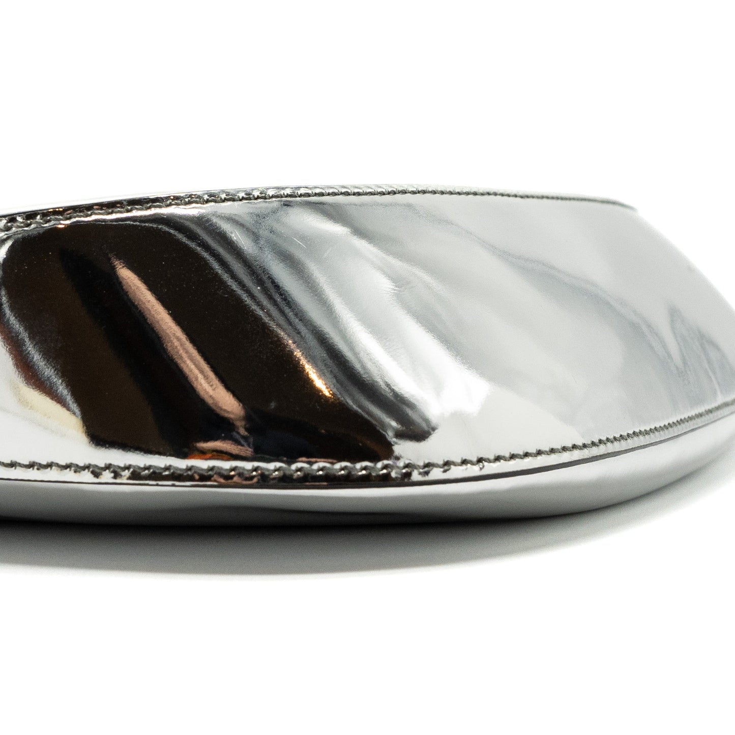 Prada Borsa A Spalla Cleo Pelle Spazzolato Leather Argento