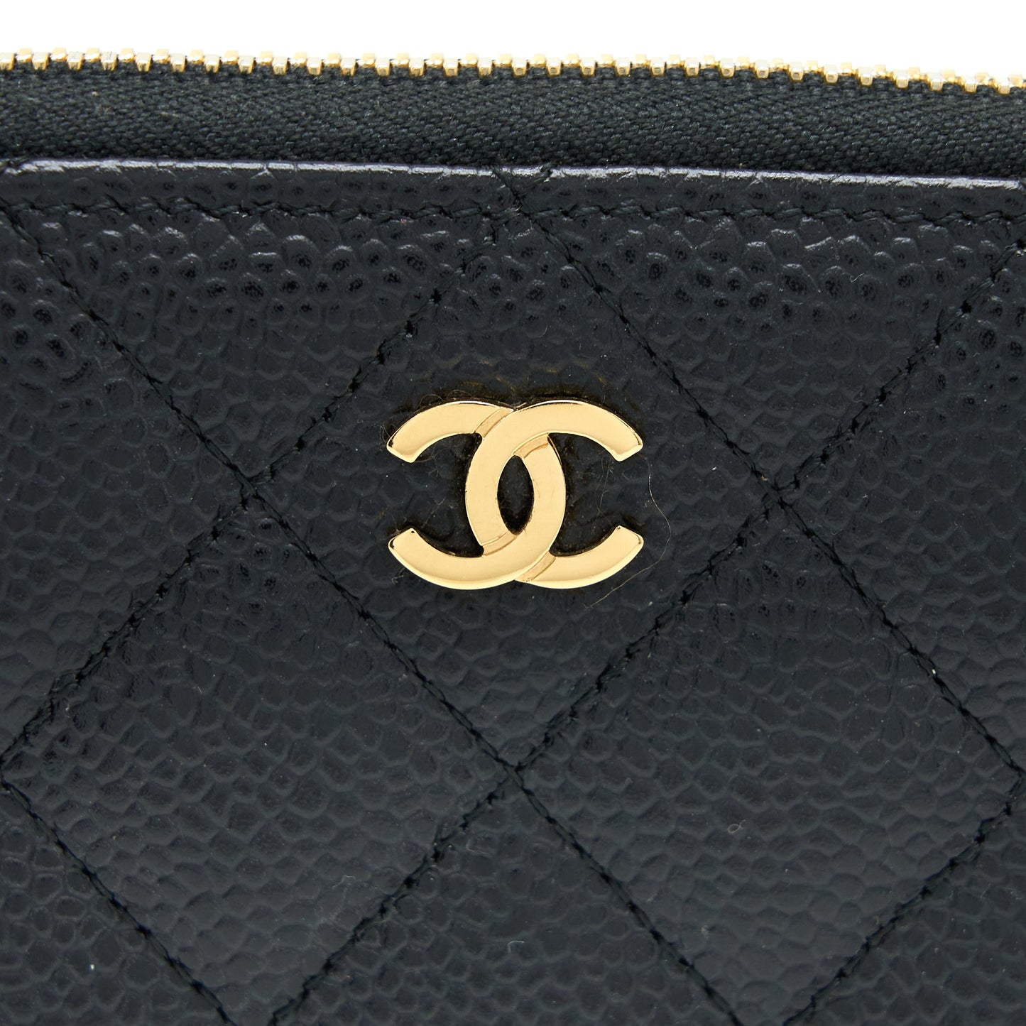 Chanel Zippy Long Wallet Caviar Black GHW