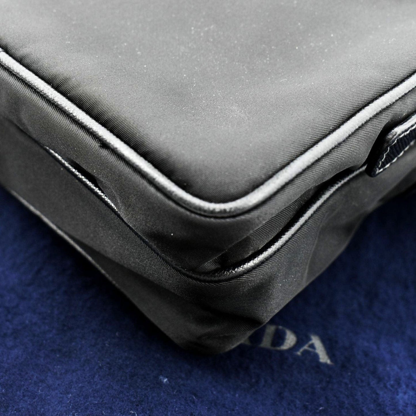 PRADA 2vz026 Nylon Backpack Bag Black