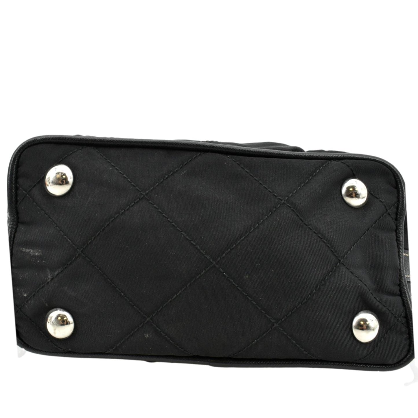 PRADA Tessuto Mini Re-Edition Nylon Shoulder Bag Black