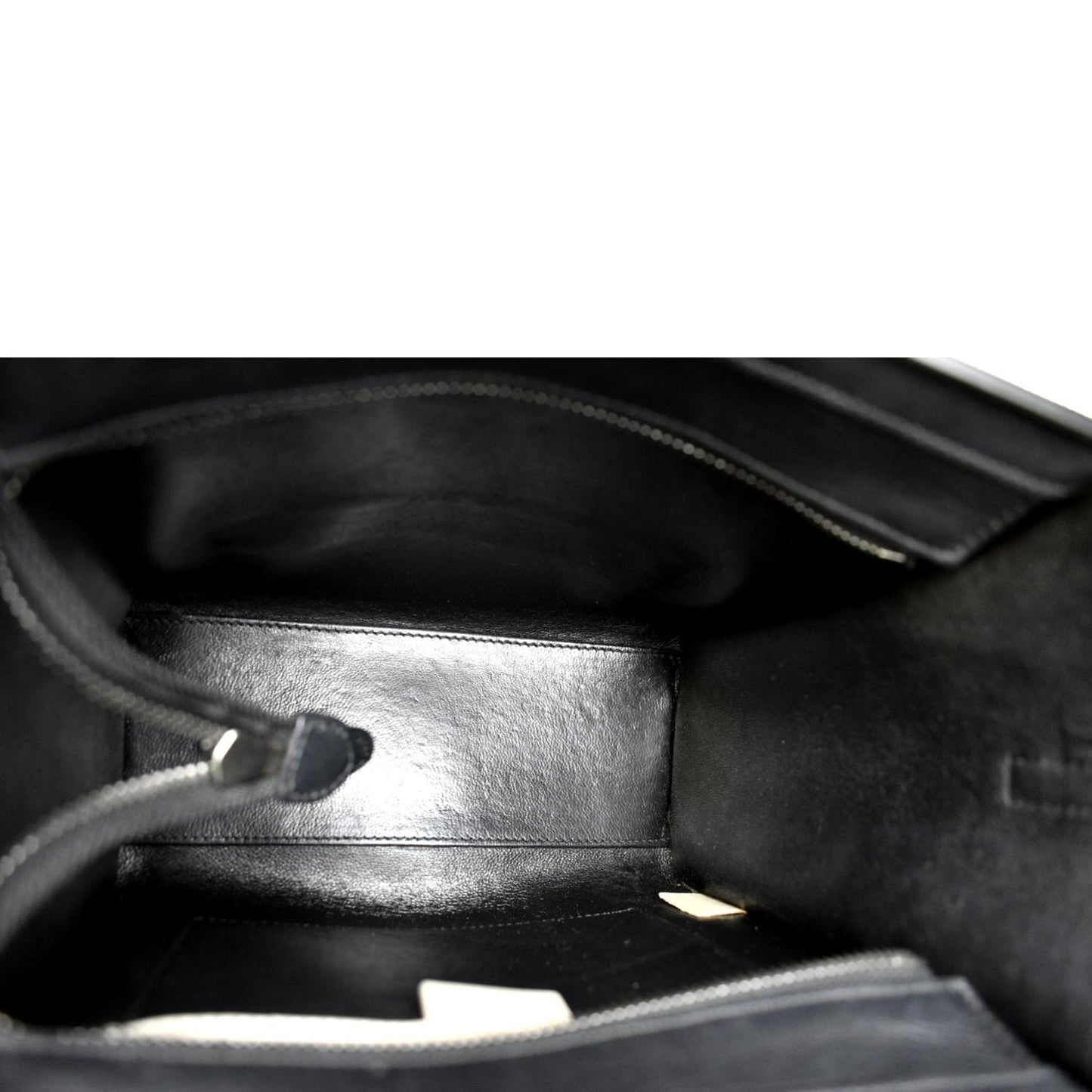 CELINE Nano Luggage Calfskin Leather Shoulder Bag Tricolor