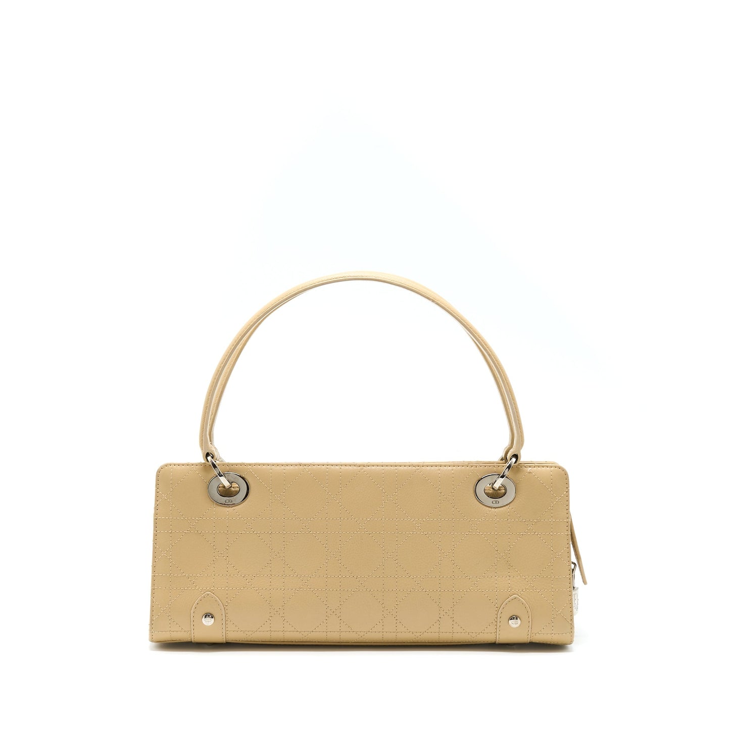 Dior   Lady Dior Long Cuir Calfskin Beige
